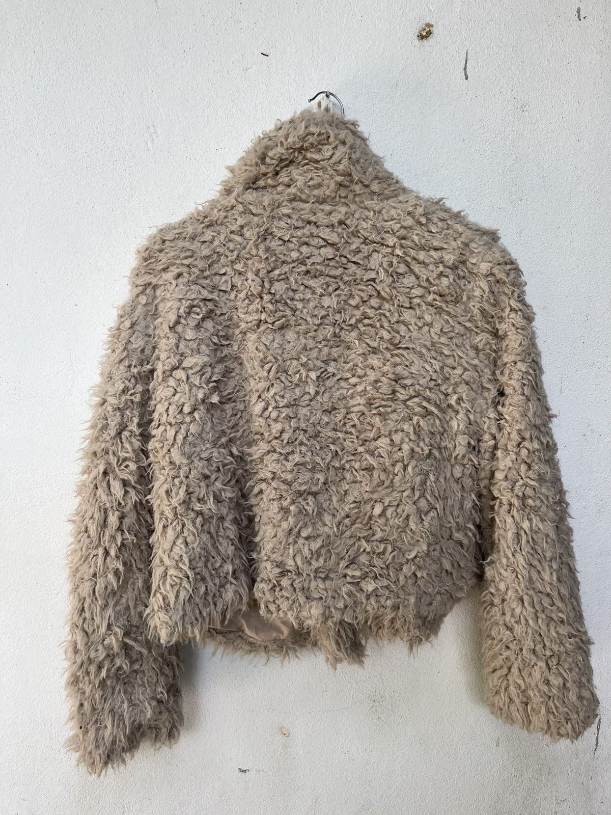 Zara 💥Zara Basic Faux Fur Boxy Coat Size L / US 10 / IT 46 - 9 Thumbnail