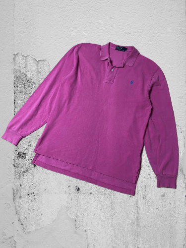 Polo Ralph Lauren × Vintage Polo Ralph Lauren Rugby Polo Shirt Longsleeve Vintage Size US S / EU 44-46 / 1 - 1 Thumbnail