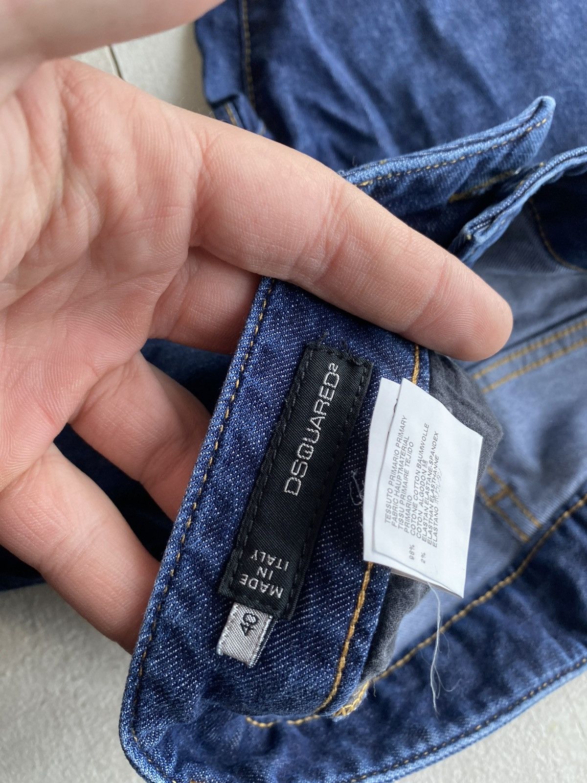 Dsquared2 Luxury Dsquared2 Women’s Skinny Jeans Ankle Zip Blue Denim Size 28" / US 6 / IT 42 - 8 Thumbnail