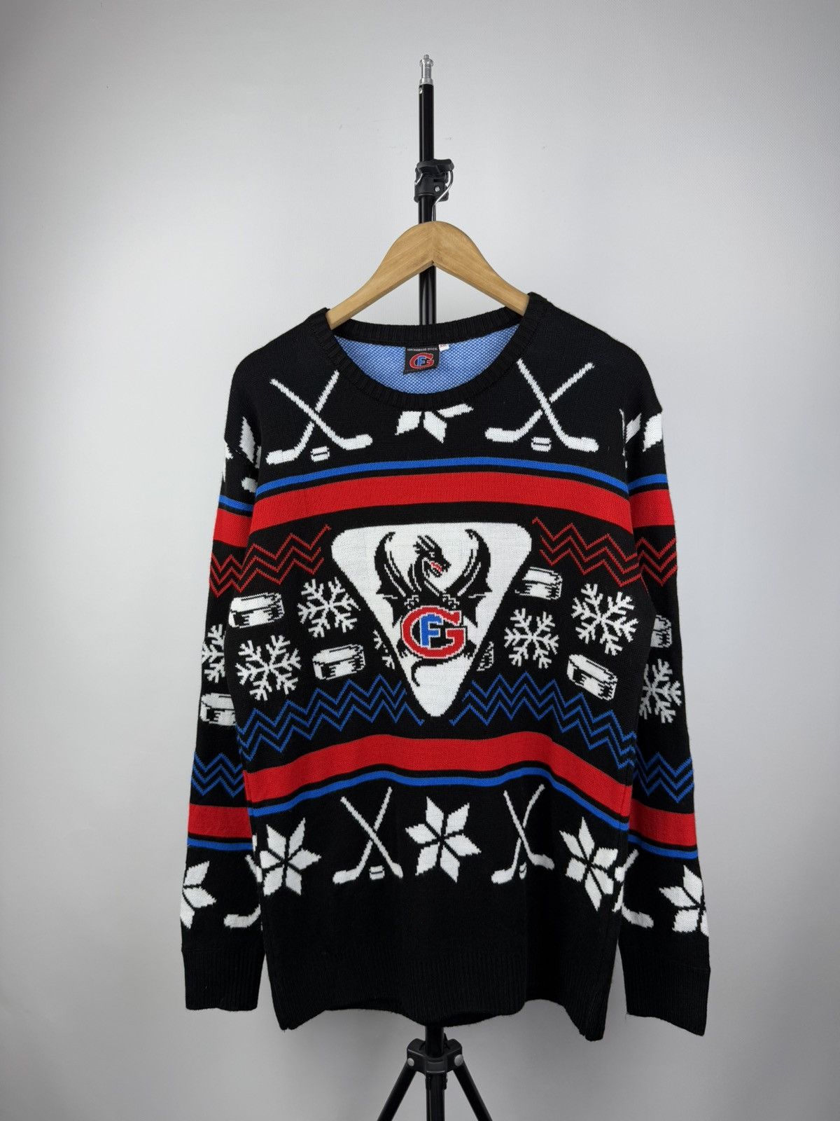 NHL × Vintage 00s Official Montreal Canadiens knitted Crewneck sweater Size US XL / EU 56 / 4 - 1 Thumbnail