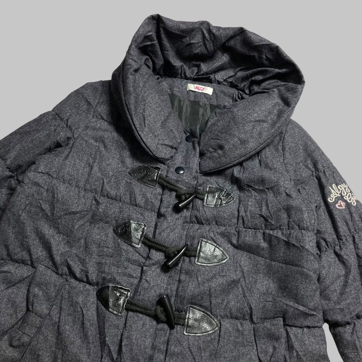 Angel Blue ALGY - Vtg Puffy Puffer Unique Jacket Y2K Japanese Brand Size US M / EU 48-50 / 2 - 2 Thumbnail