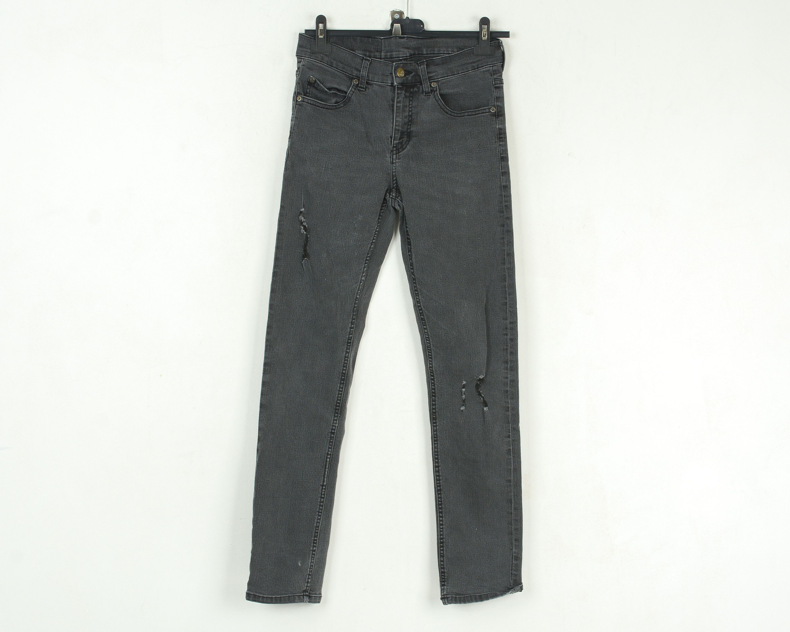 Cheap Monday Tight Beat Grey W29 L30 Slim Skinny Jeans Denim Pants Size US 29 - 1 Thumbnail