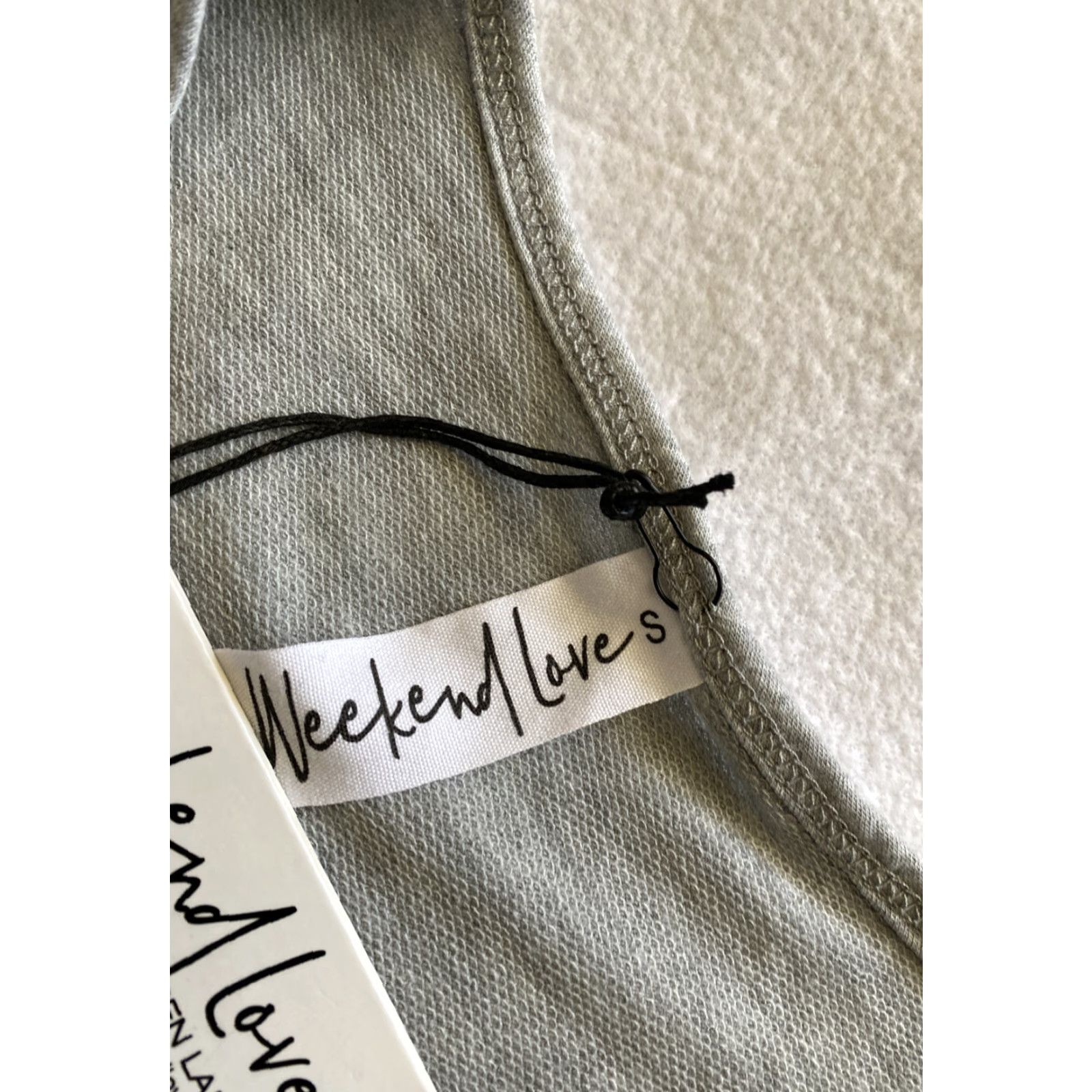 Vintage VINTAGE Weekend Love Top T Shirt Blouse Women’s S Gray NWT 21-30 Size S / US 4 / IT 40 - 3 Thumbnail
