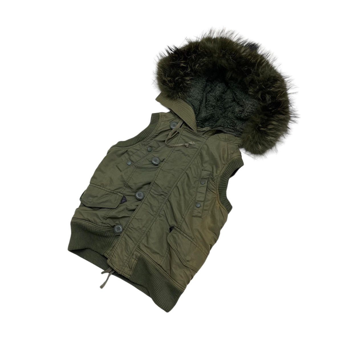 If Six Was Nine × Le Grande Bleu (L.G.B.) Japanese Brand GOA Vest Faux Fur Vest Jacket Size US S / EU 44-46 / 1 - 3 Thumbnail