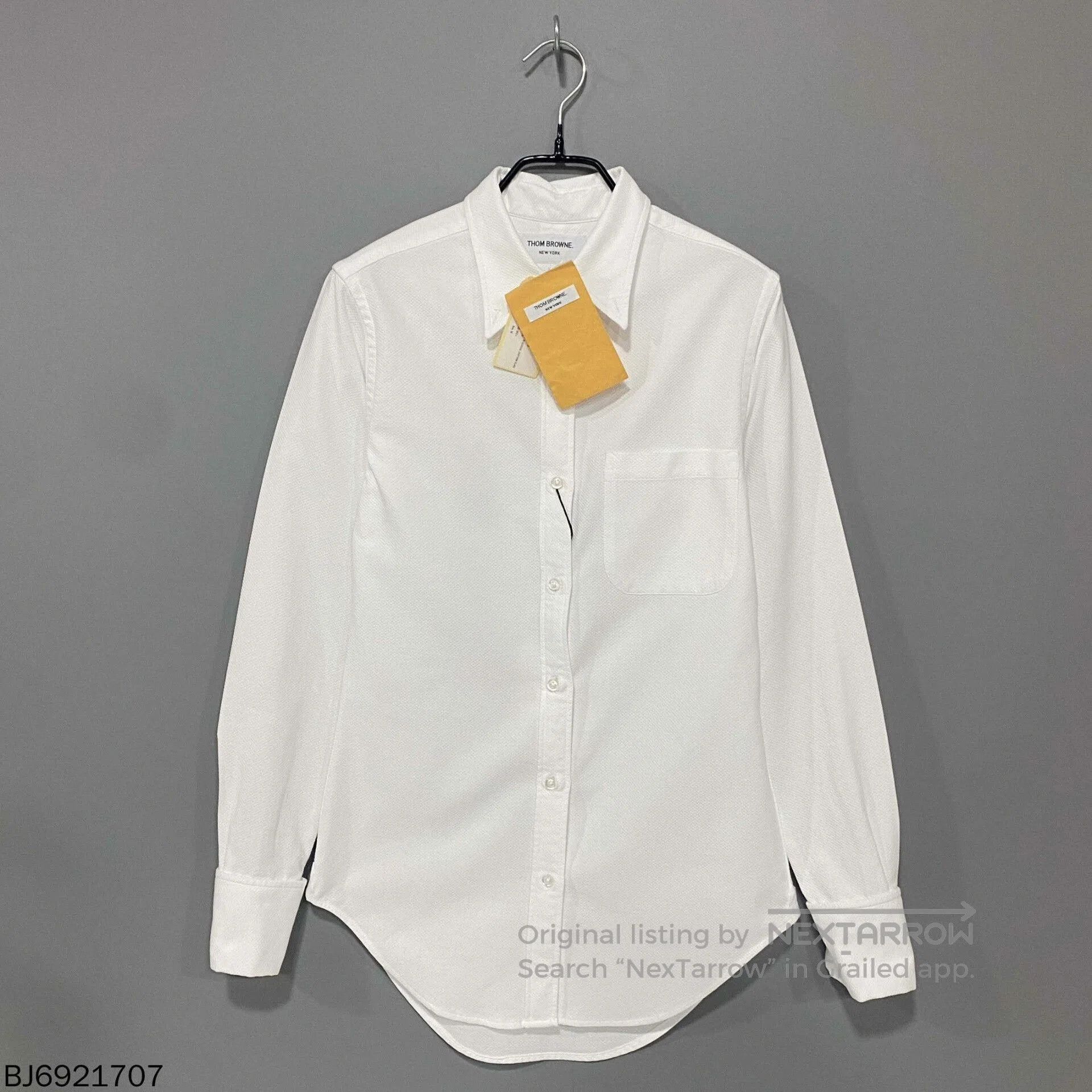Thom Browne Thom Browne White Base Shirt. Size US M / EU 48-50 / 2 - 1 Thumbnail