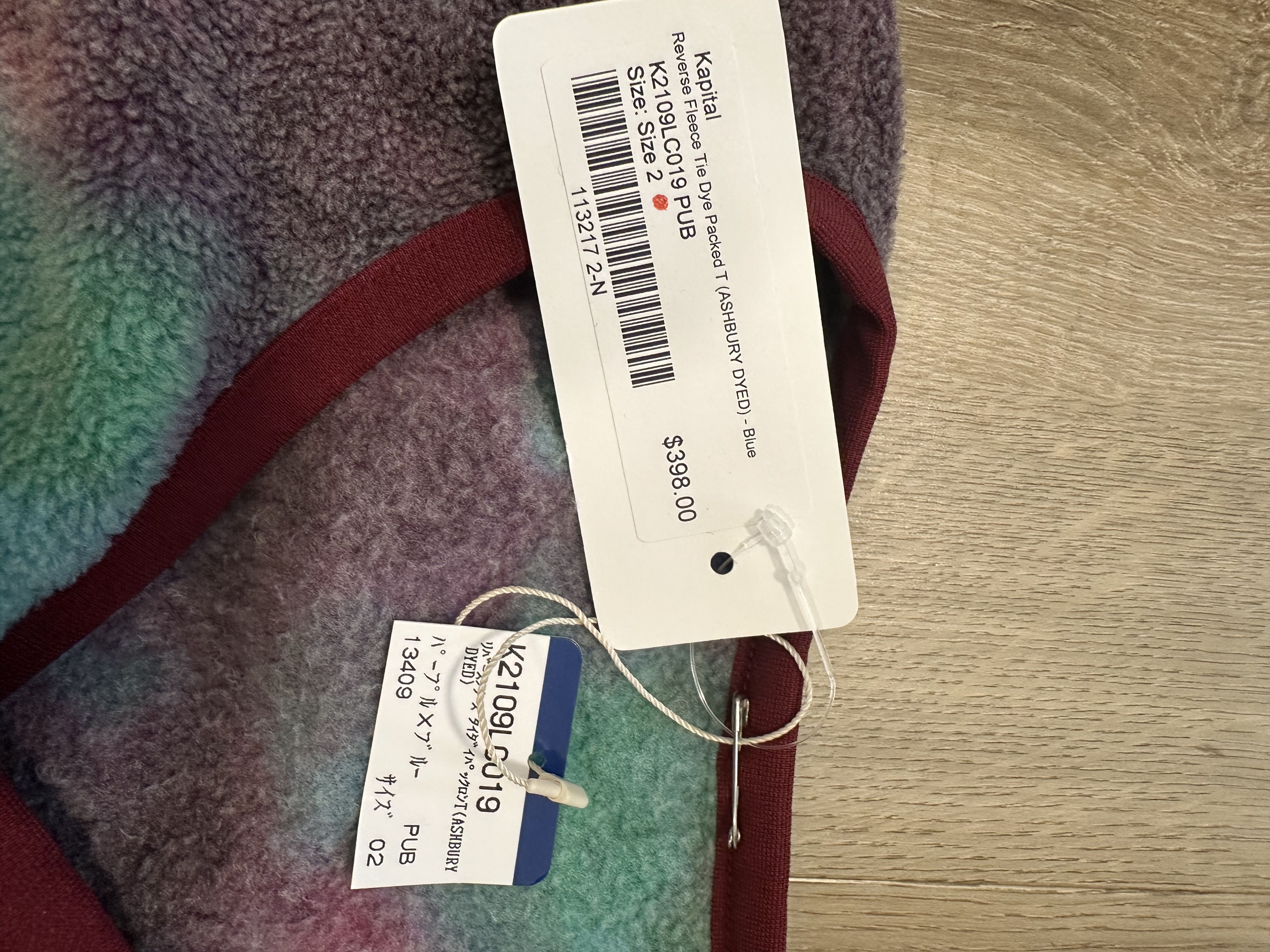 Kapital Reverse Fleece Ashbury Dyed Size US S / EU 44-46 / 1 - 3 Thumbnail