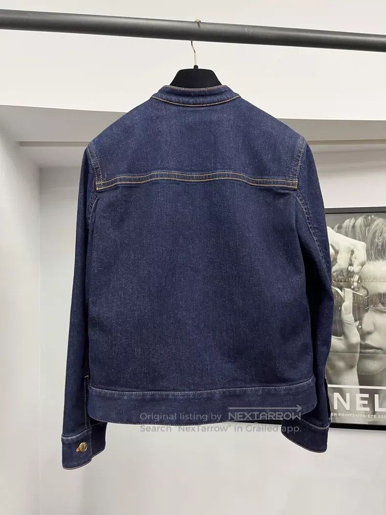 Louis Vuitton Louis Vuitton Patchwork leather denim jacket Size XXS / US 00 / IT 34 - 3 Thumbnail