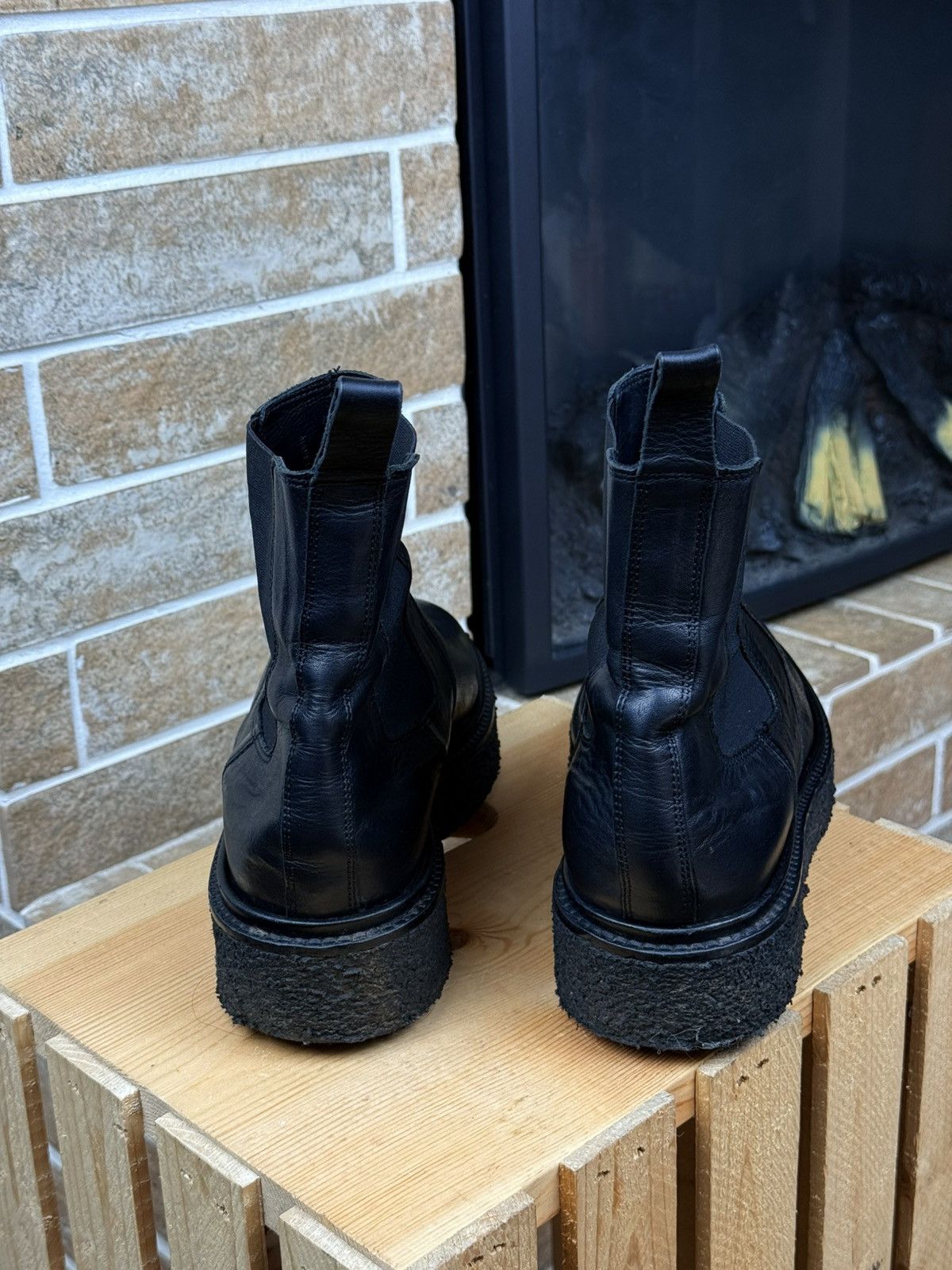 Isabel Marant Isabel Marant Black Celton Leather Ankle Chelsea Boots Size US 10 / IT 40 - 7 Thumbnail