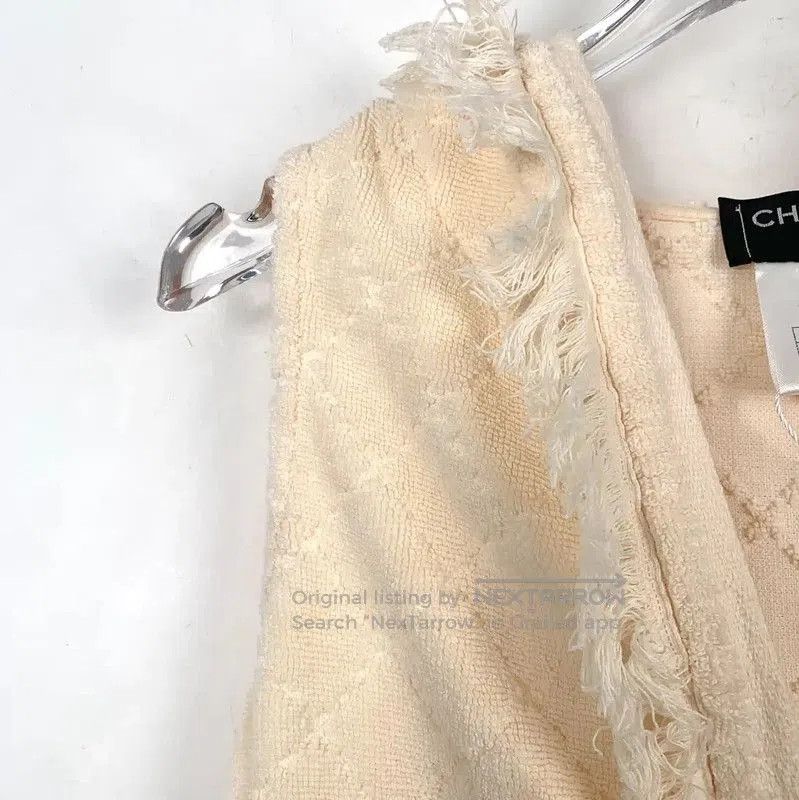 Chanel Chanel Beige Cotton Women's Dress XXS Size . Size XXS / US 00 / IT 34 - 3 Thumbnail