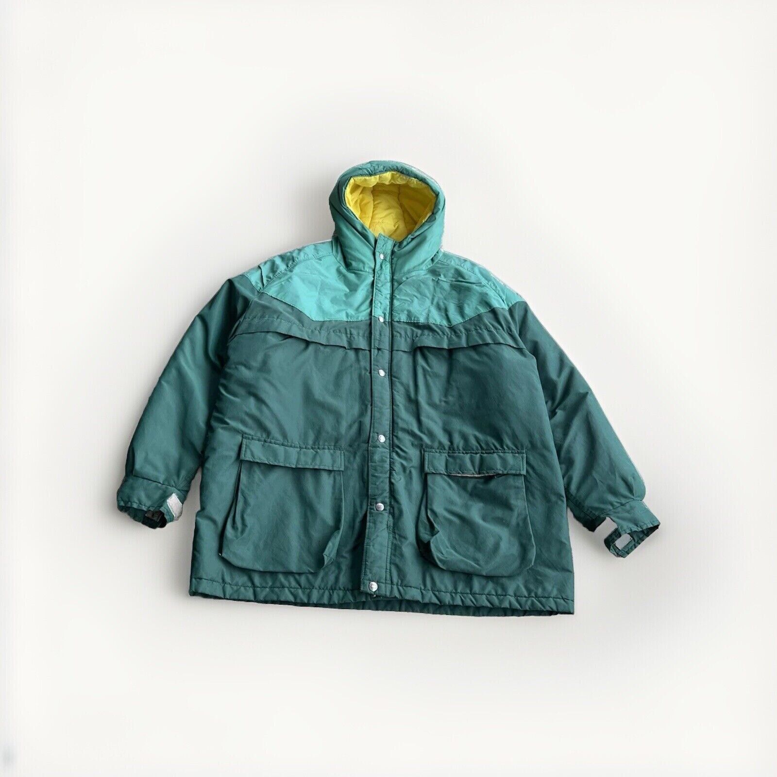 Woolrich Woolen Mills Vintage Woolrich Parka Green Heavy Green Jacket XL Used Size US XL / EU 56 / 4 - 1 Thumbnail