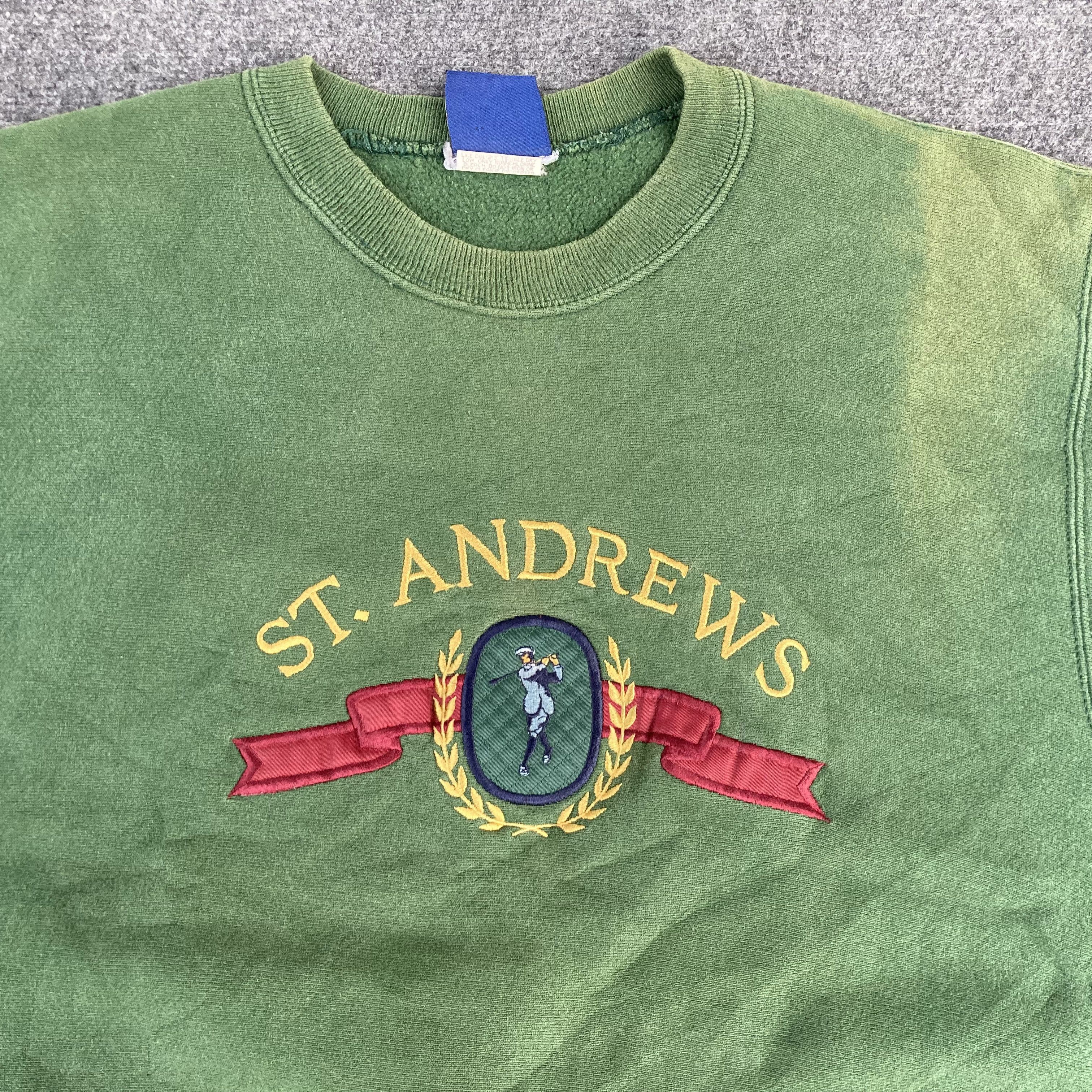 Vintage Vintage St Andrews Oarsman Golf Sport Sweatshirt Size US L / EU 52-54 / 3 - 2 Thumbnail