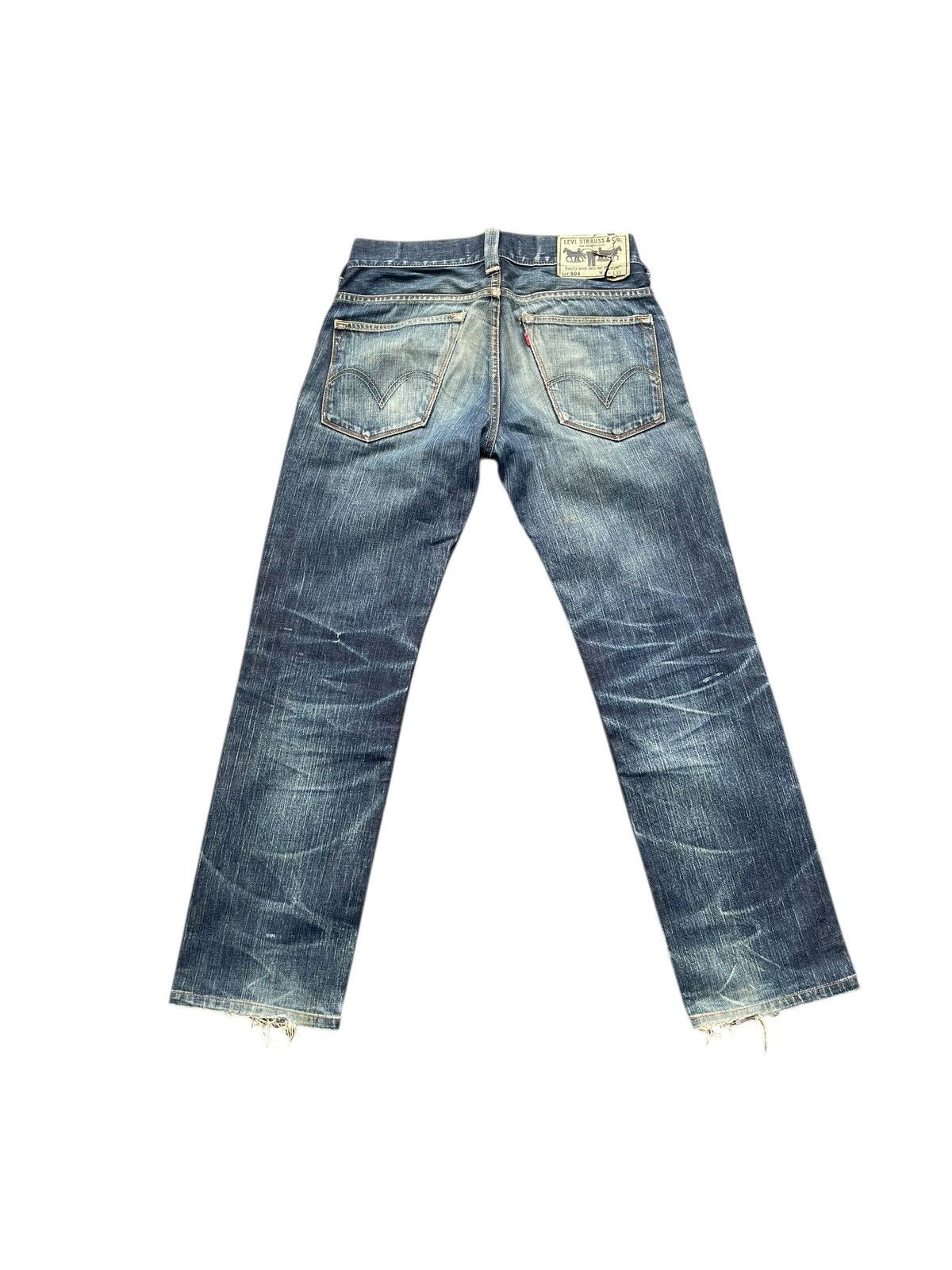 Levi's Levis 504 Faded & Distresed Size US 32 / EU 48 - 5 Thumbnail
