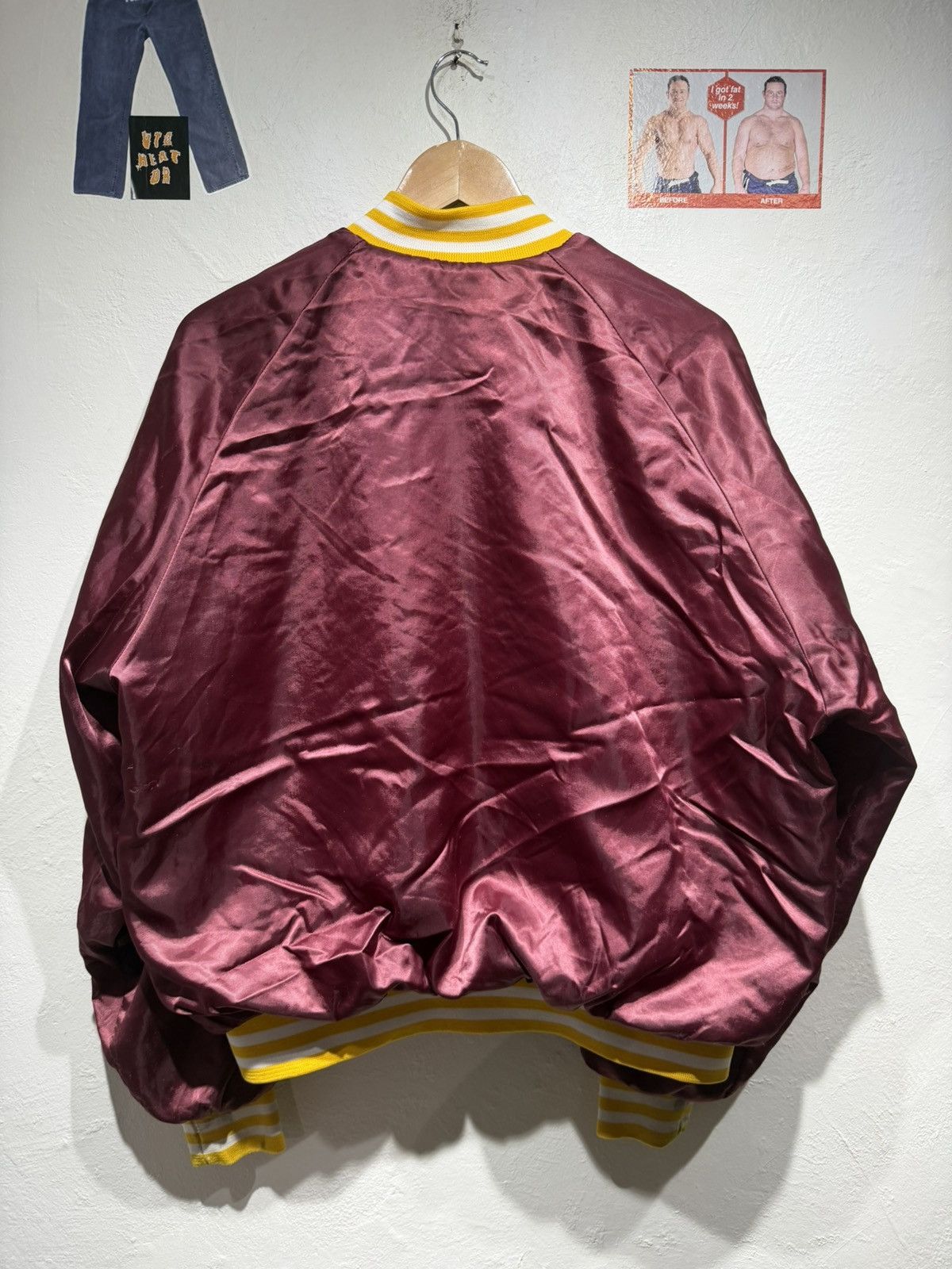 Chalk Line vintage 1980s Chalk Line Washington Redskins satin jacket Size US XL / EU 56 / 4 - 2 Thumbnail