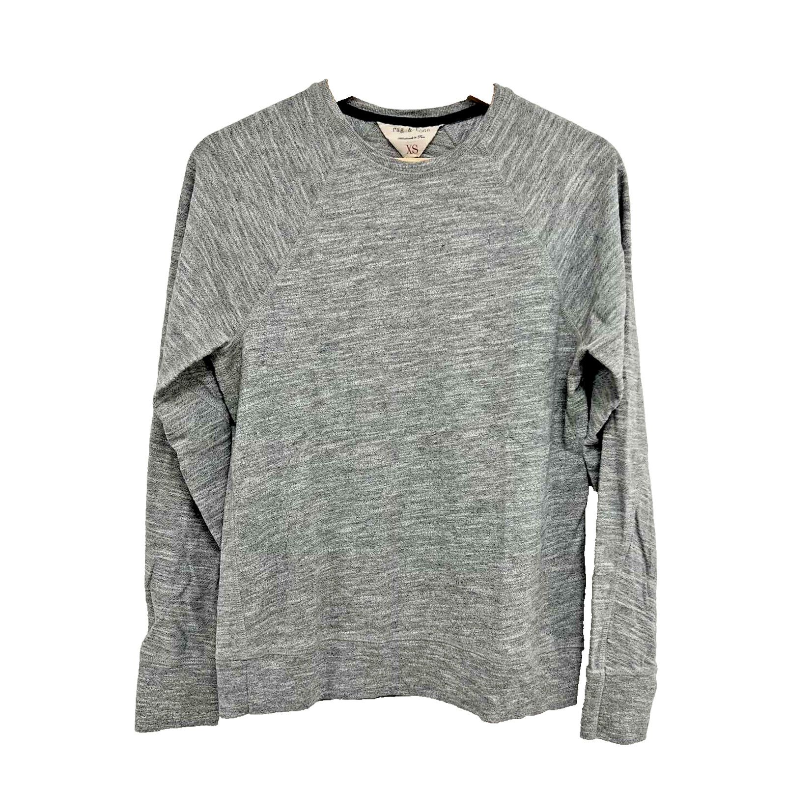 Rag & Bone Rag & Bone Camden Heather Gray Hem Cotton Blend XS A001442 Size US XS / EU 42 / 0 - 1 Thumbnail