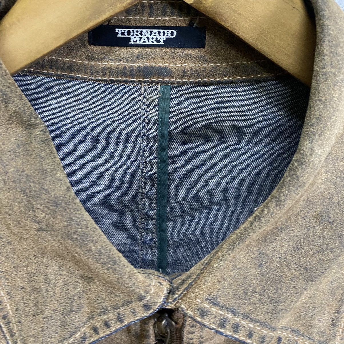 Japanese Brand Vintage Tornado Mart Bikers Leather Jacket Size US L / EU 52-54 / 3 - 18 Thumbnail