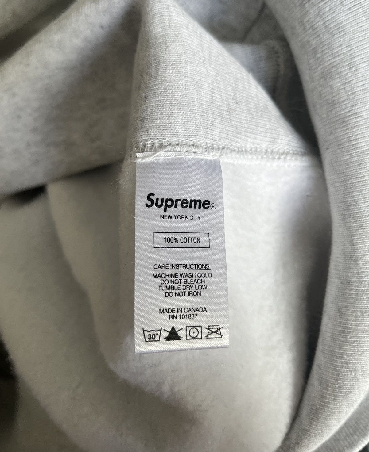 Supreme Supreme Box Logo Sweatshirt FW18 Ash Grey Size XL Size US XL / EU 56 / 4 - 7 Thumbnail