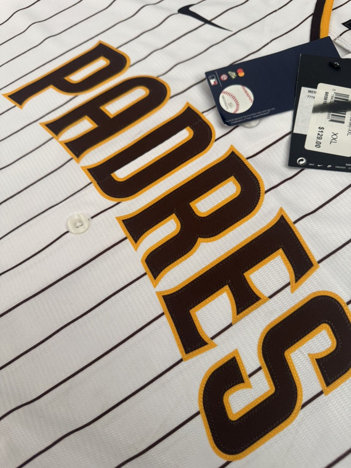 Nike Nike San Diego Padres ROMER #13 MLB Stitched Stripe Jersey Size US XXL / EU 58 / 5 - 3 Thumbnail