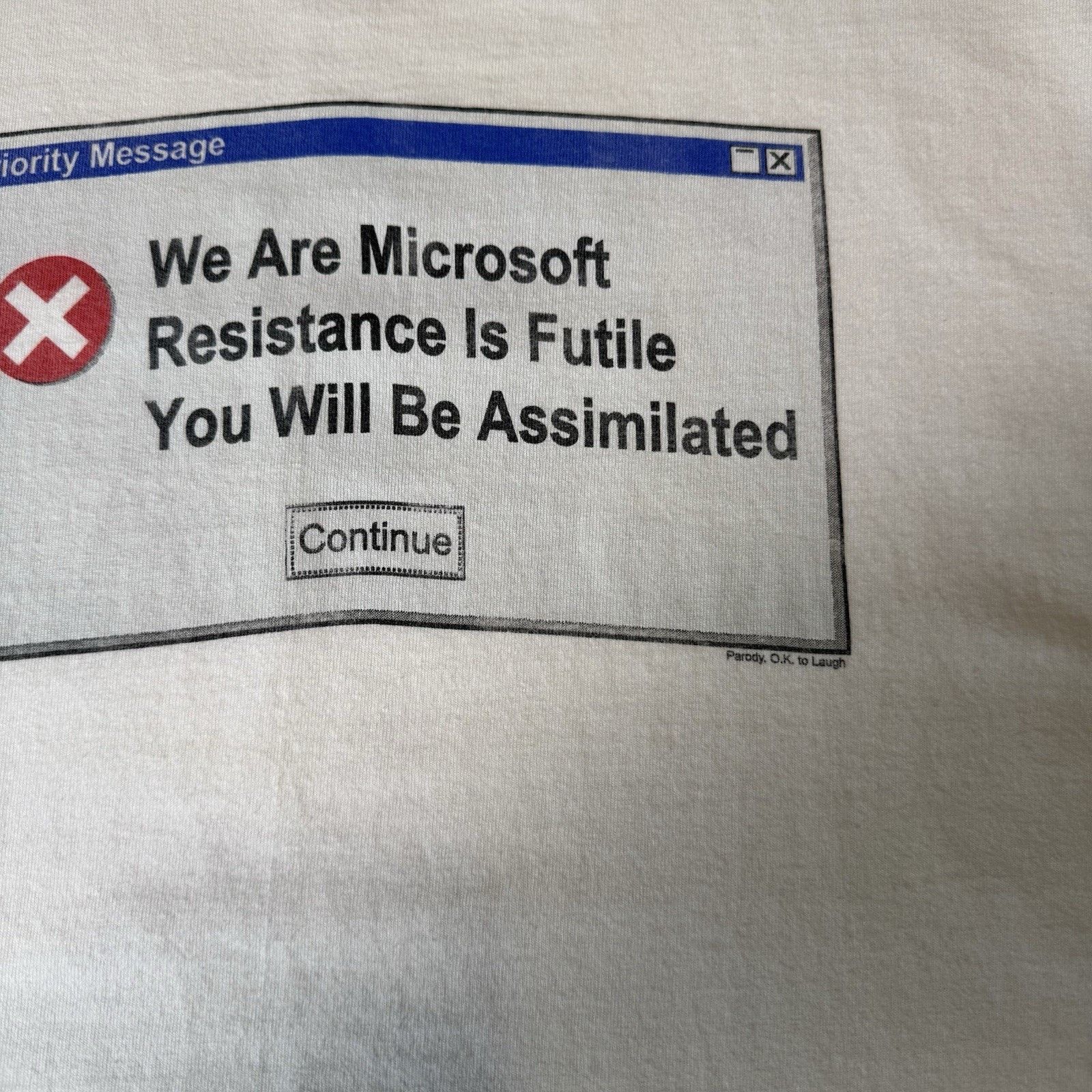Vintage Vintage Microsoft Shirt XL 90s Made in USA Tech Tee Size US XL / EU 56 / 4 - 6 Thumbnail