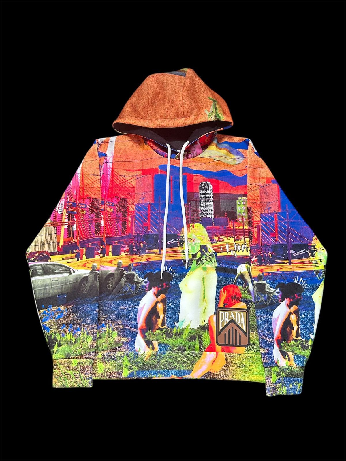 Prada Prada SS19 psychedelic hoodie Size US M / EU 48-50 / 2 - 1 Thumbnail