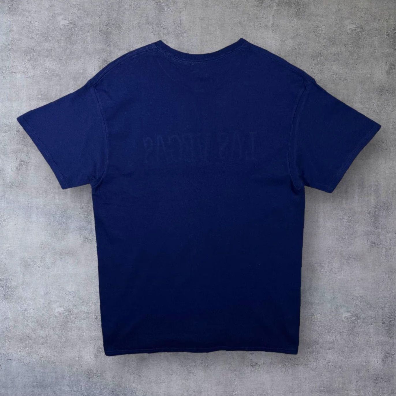 Delta Delta Las Vegas “Nevada” USA Embroidered Souvenir Graphic T-Shirt Navy Medium Mens Size US M / EU 48-50 / 2 - 2 Thumbnail