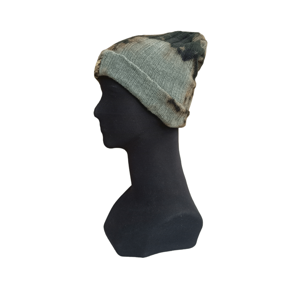 Japanese Brand Custom Made Acid Wash Double Name Beanie Size ONE SIZE - 3 Thumbnail
