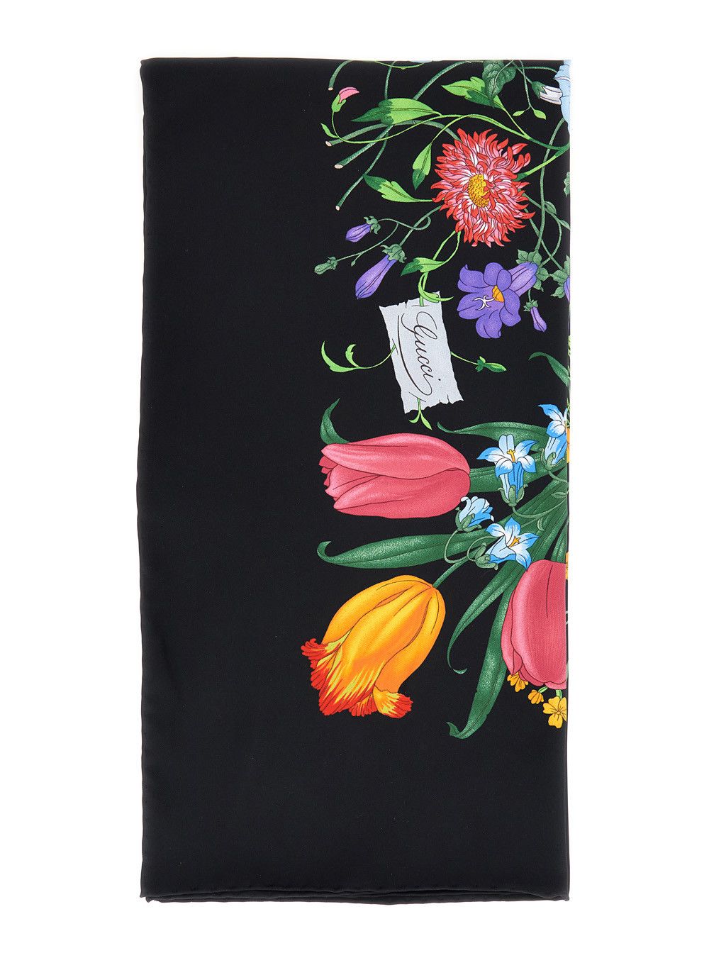 Gucci Multicolor Silk Scarf with Gucci Flora print All-Over for Women Size ONE SIZE - 1 Thumbnail