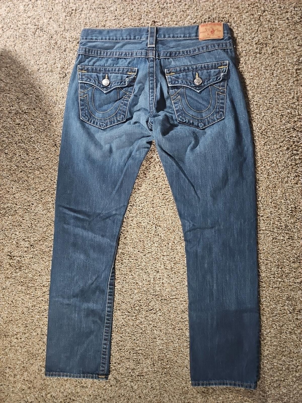 True Religion True Religion Jordan Sz 28 Flap Pockets Jeans Size 28" / US 6 / IT 42 - 7 Thumbnail