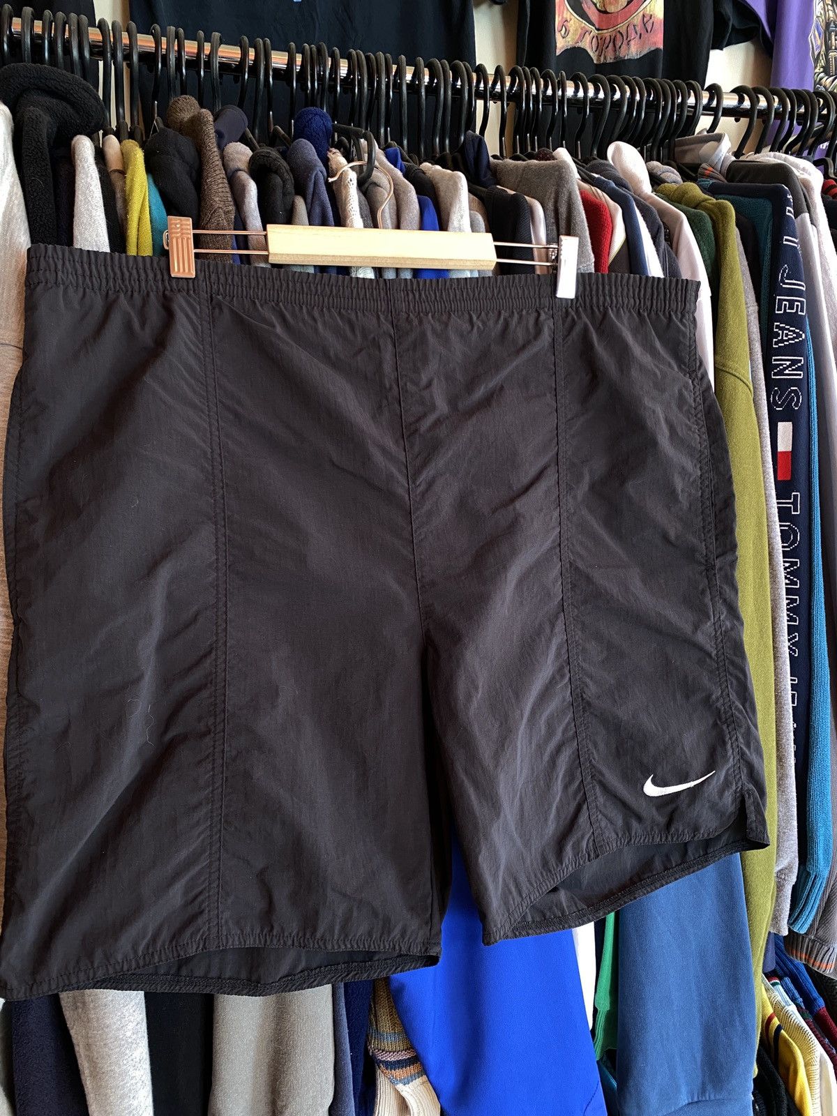 Nike VINTAGE NIKE BLACK SHORTS 90s Size US 34 / EU 50 - 2 Thumbnail