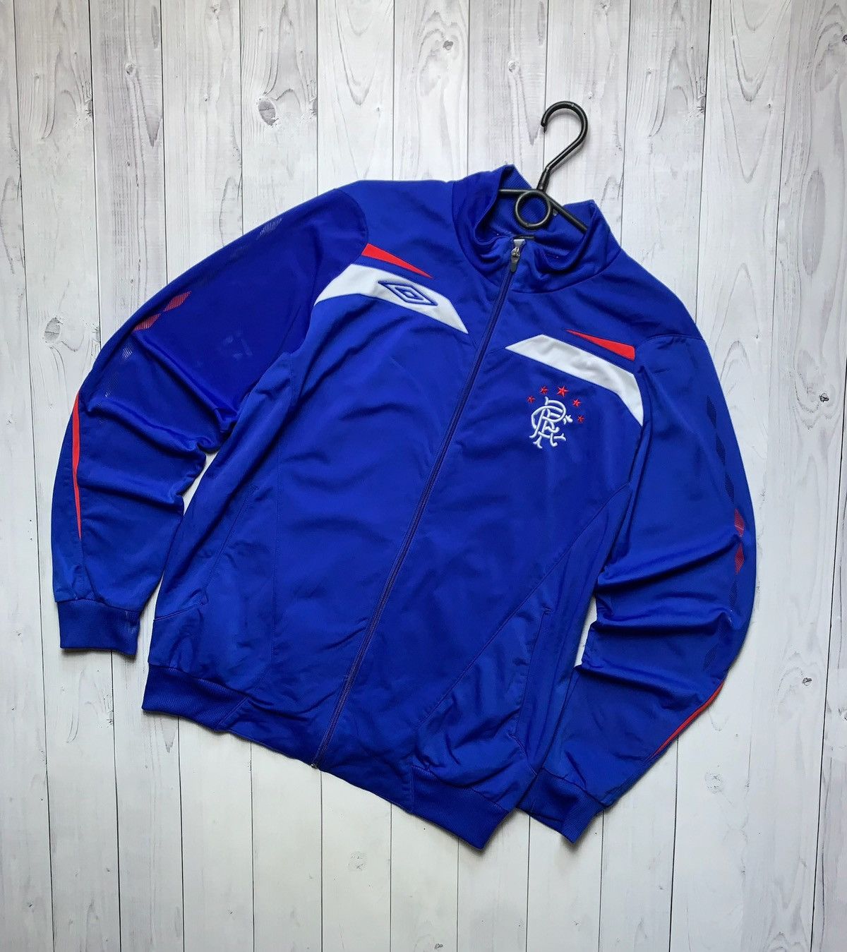 Vintage Umbro Rangers soccer jacket size L logo