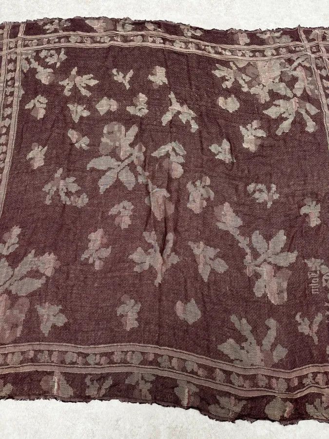 John Galliano John Galliano Magazine Newspaper Square Scarf Size ONE SIZE - 3 Thumbnail