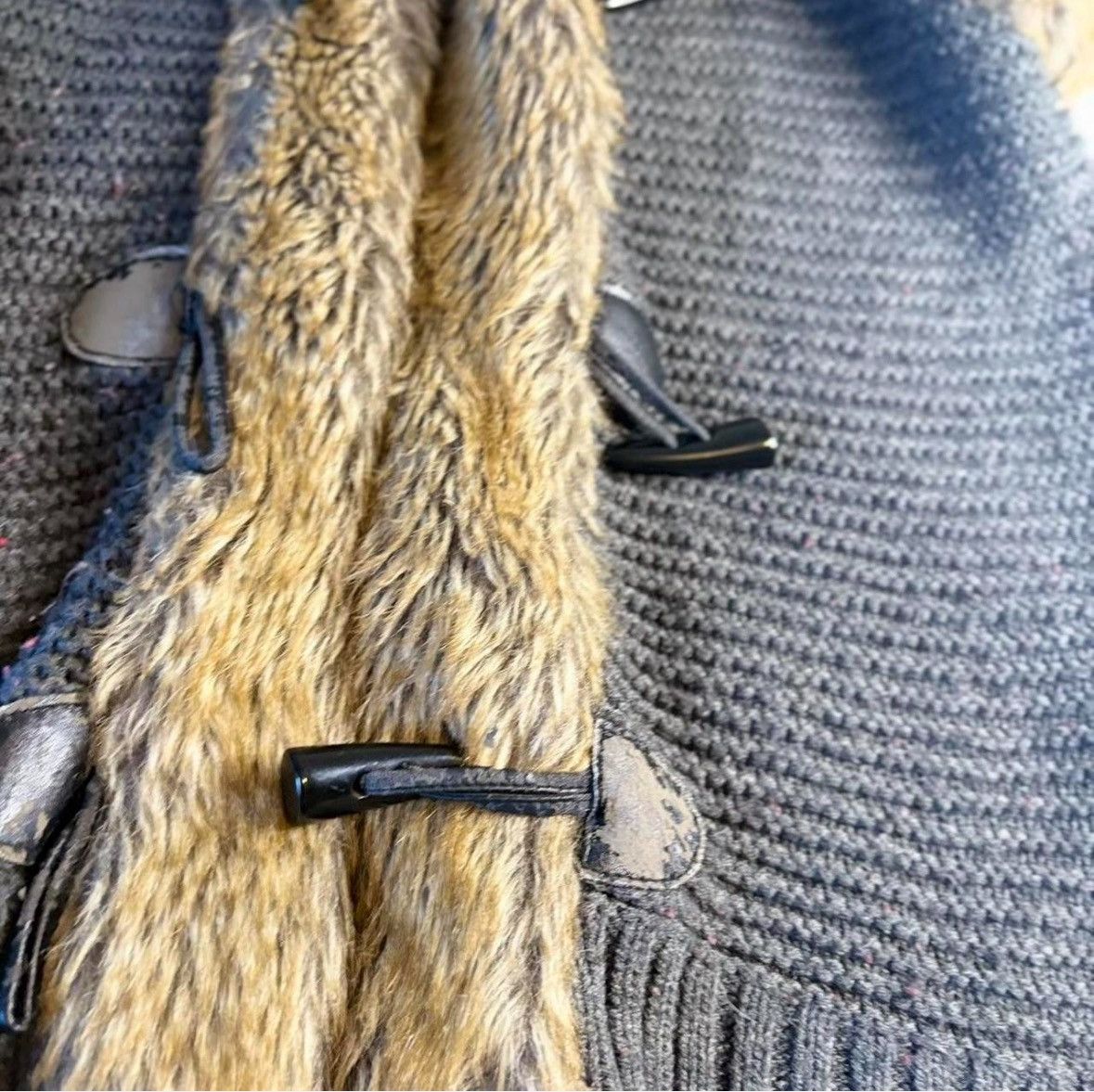Route 66 Archive Route 66 knit vest with faux fur trim and hood XL Size XL / US 12-14 / IT 48-50 - 5 Thumbnail