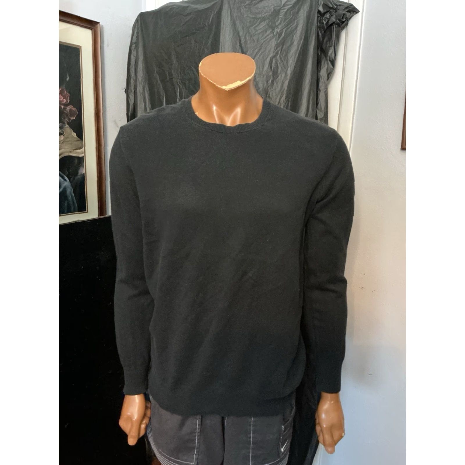 Ksubi VINTAGE Ksubi Black Knit Lightweight Crewneck Long Sleeve Pullover Sweater M Mens Size M Size US M / EU 48-50 / 2 - 6 Thumbnail