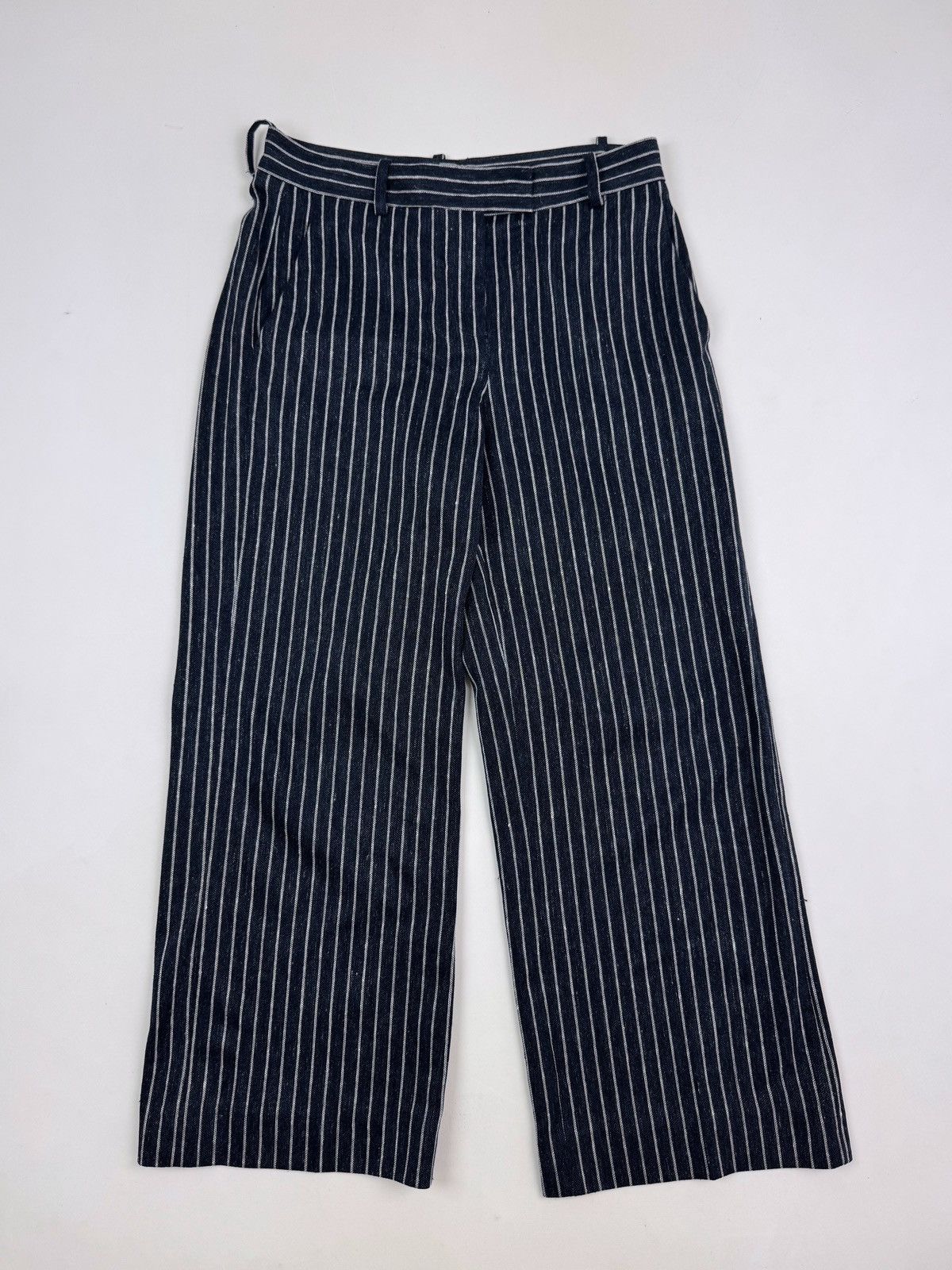 Circolo 1901 Circolo 1901 Luxury Striped Wide Leg Women’s Trousers Pants Size 27" / US 4 / IT 40 - 1 Thumbnail