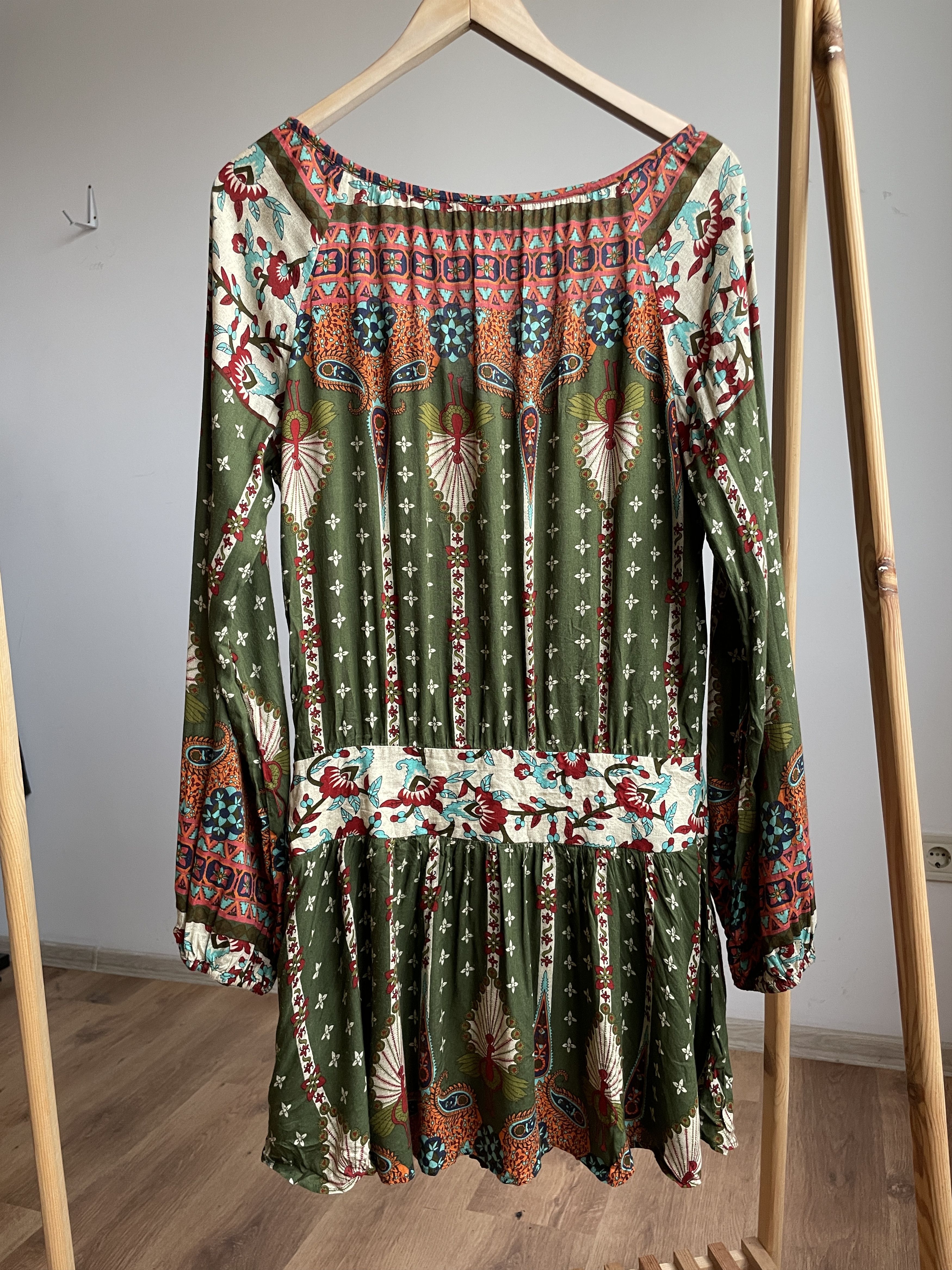 Farm Rio Farm Rio Viscose Long Sleeve Mini Dress Size P Size S / US 4 / IT 40 - 2 Thumbnail