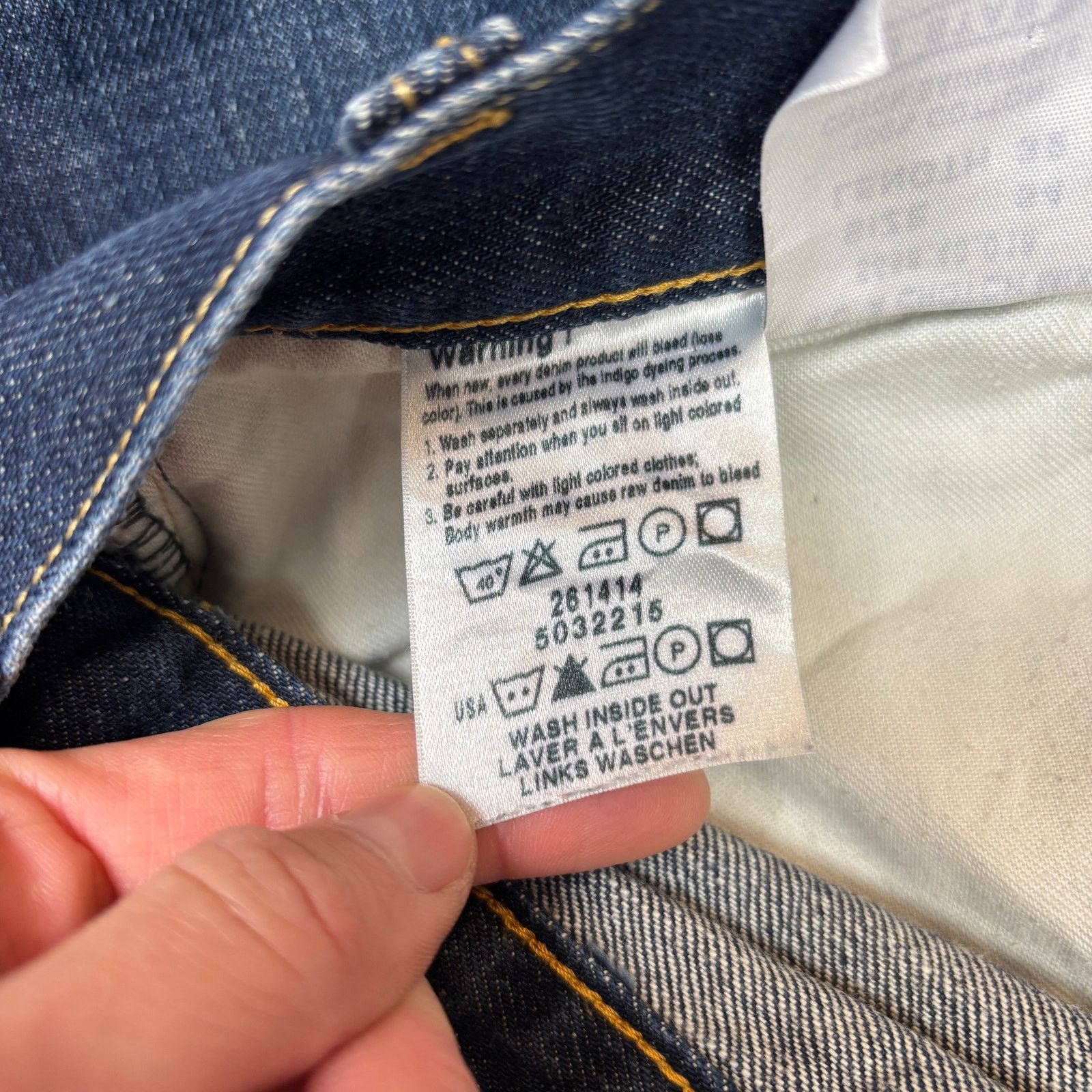 G-Star G Star Raw S.C. A Crotch Mix Patch Straight Jeans 33x31.5 Size US 33 - 10 Thumbnail