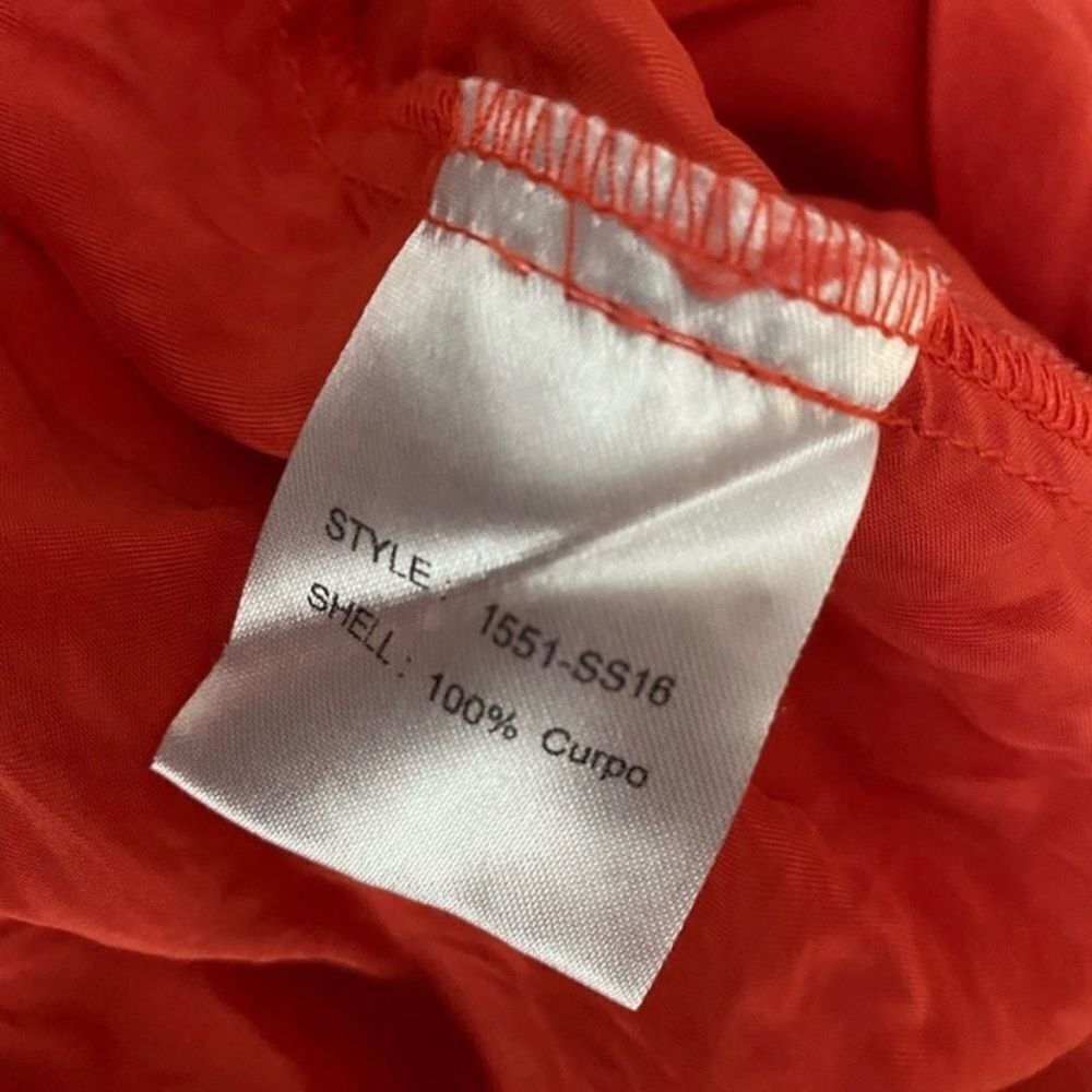 Other Edith Ella XL Orange Button Down Shirt Women’s Long Sleeve Size XL / US 12-14 / IT 48-50 - 4 Thumbnail