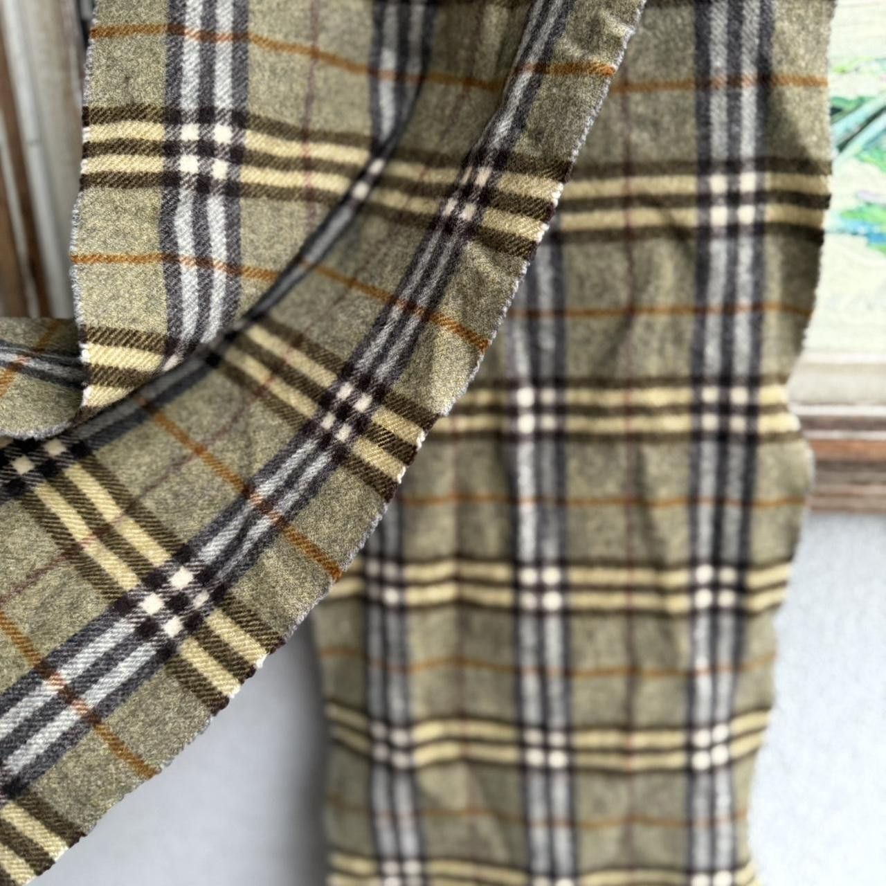 Burberry Burberry Wool Scarf Brown Long Casual Preppy Nova Check Size ONE SIZE - 3 Thumbnail