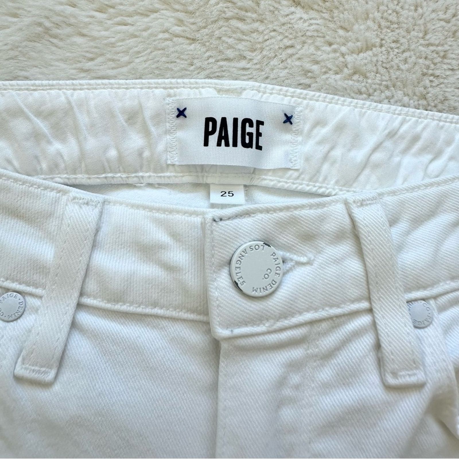 Paige NEW!!! PAIGE women white jeans size 24 Size 24" / US 00 / IT 34 - 2 Thumbnail