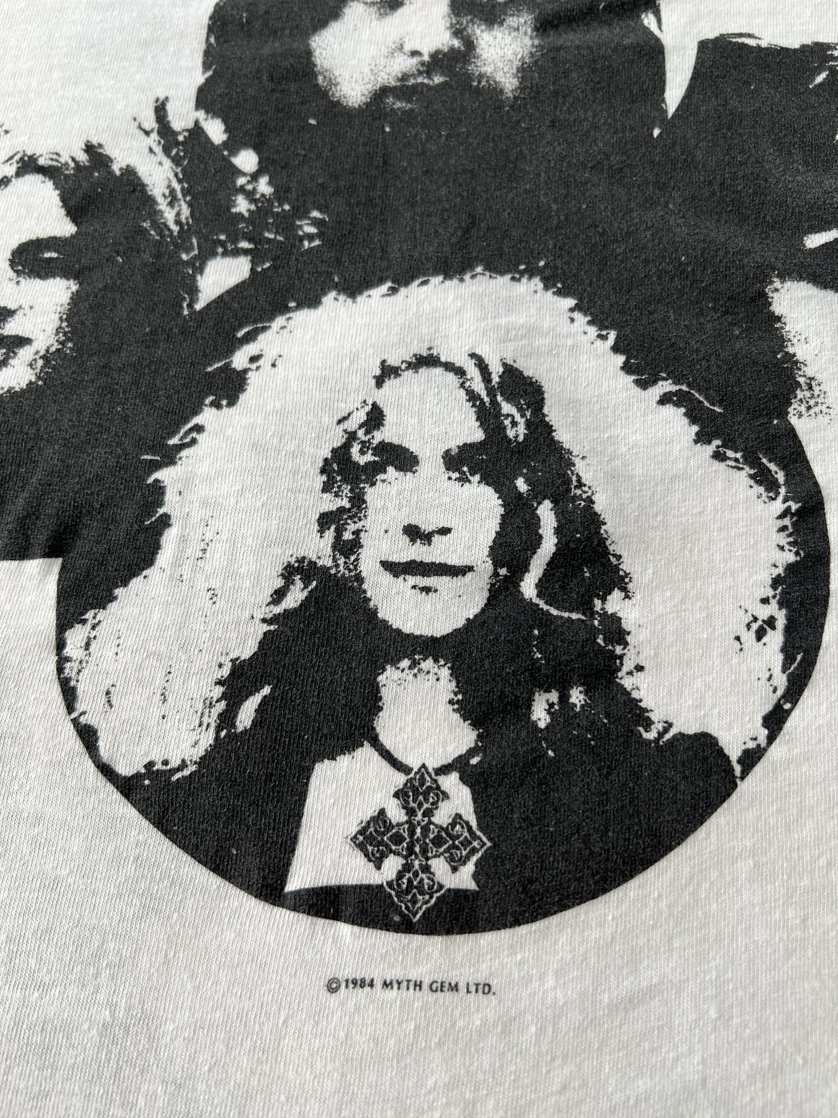 Band Tees Vintage 1984 Led Zeppelin Led Zeppelin I White T-shirt Size US M / EU 48-50 / 2 - 14 Thumbnail
