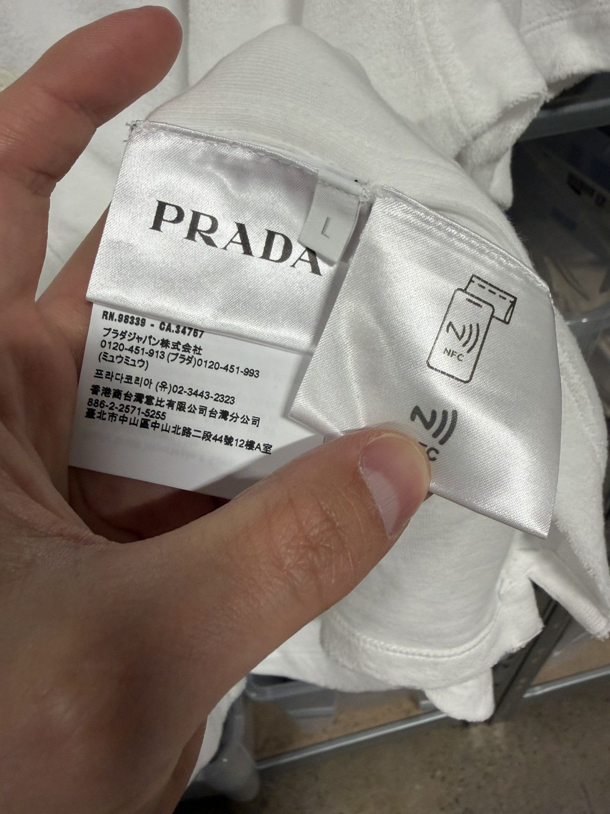 Prada Prada Towel Terry Shirt NEW 1750$ Size US L / EU 52-54 / 3 - 5 Thumbnail