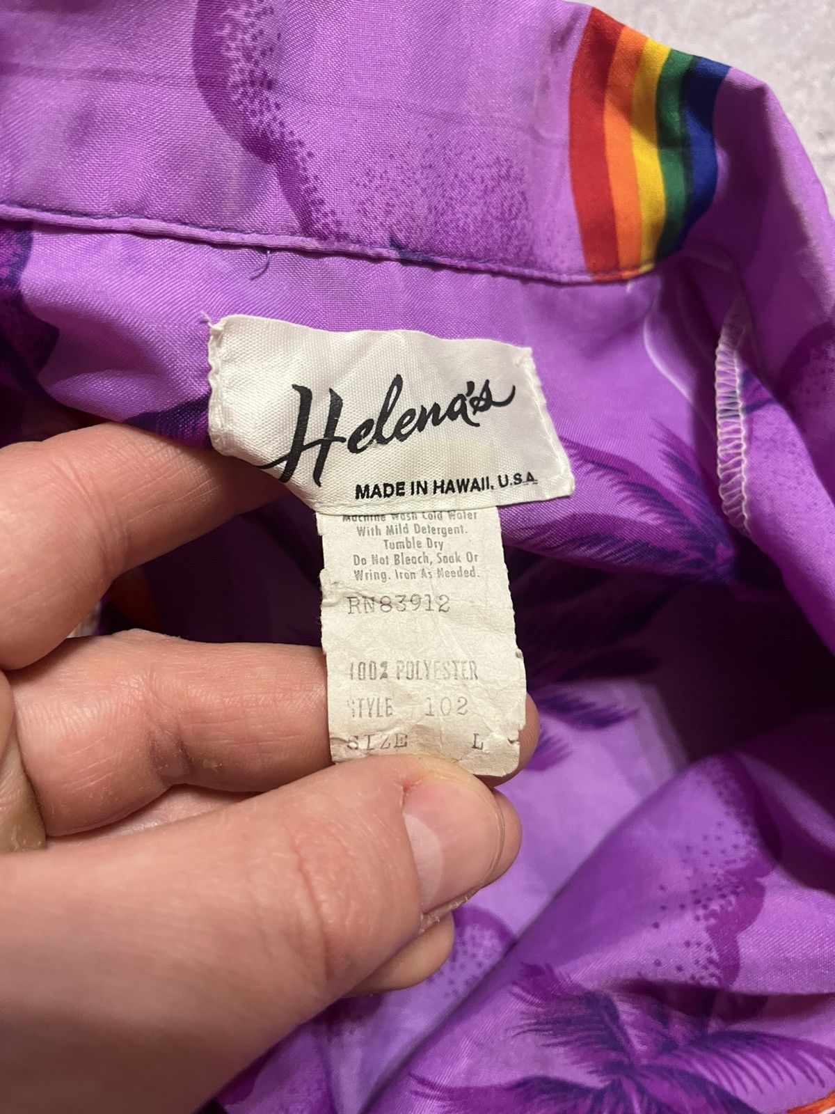 Vintage Vintage Helena’s Hawaiian 90’ shirt Size US L / EU 52-54 / 3 - 3 Thumbnail