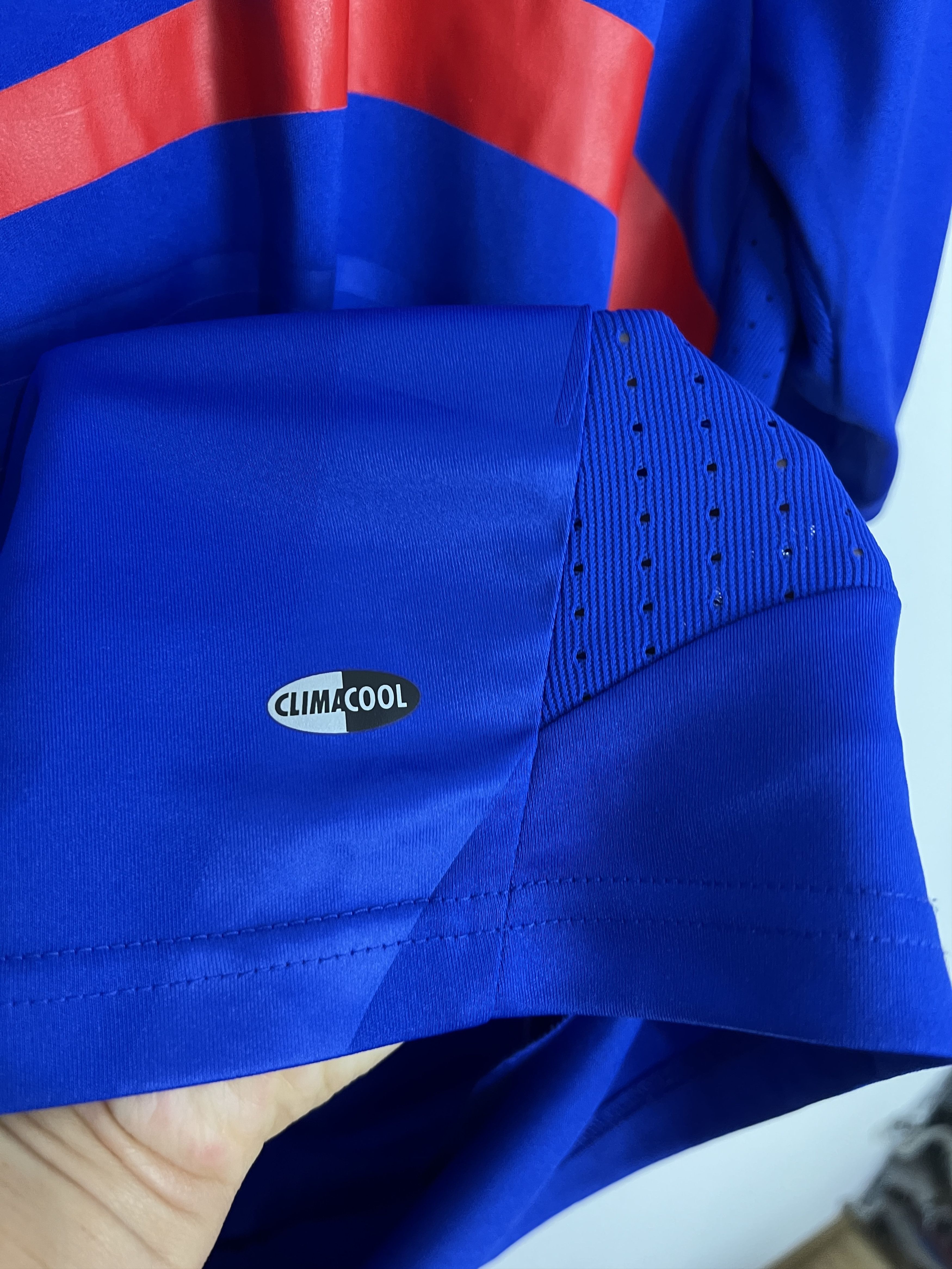 Adidas France Home football shirt 2007 Soccer #11 Nasri Adidas Size US XL / EU 56 / 4 - 4 Thumbnail