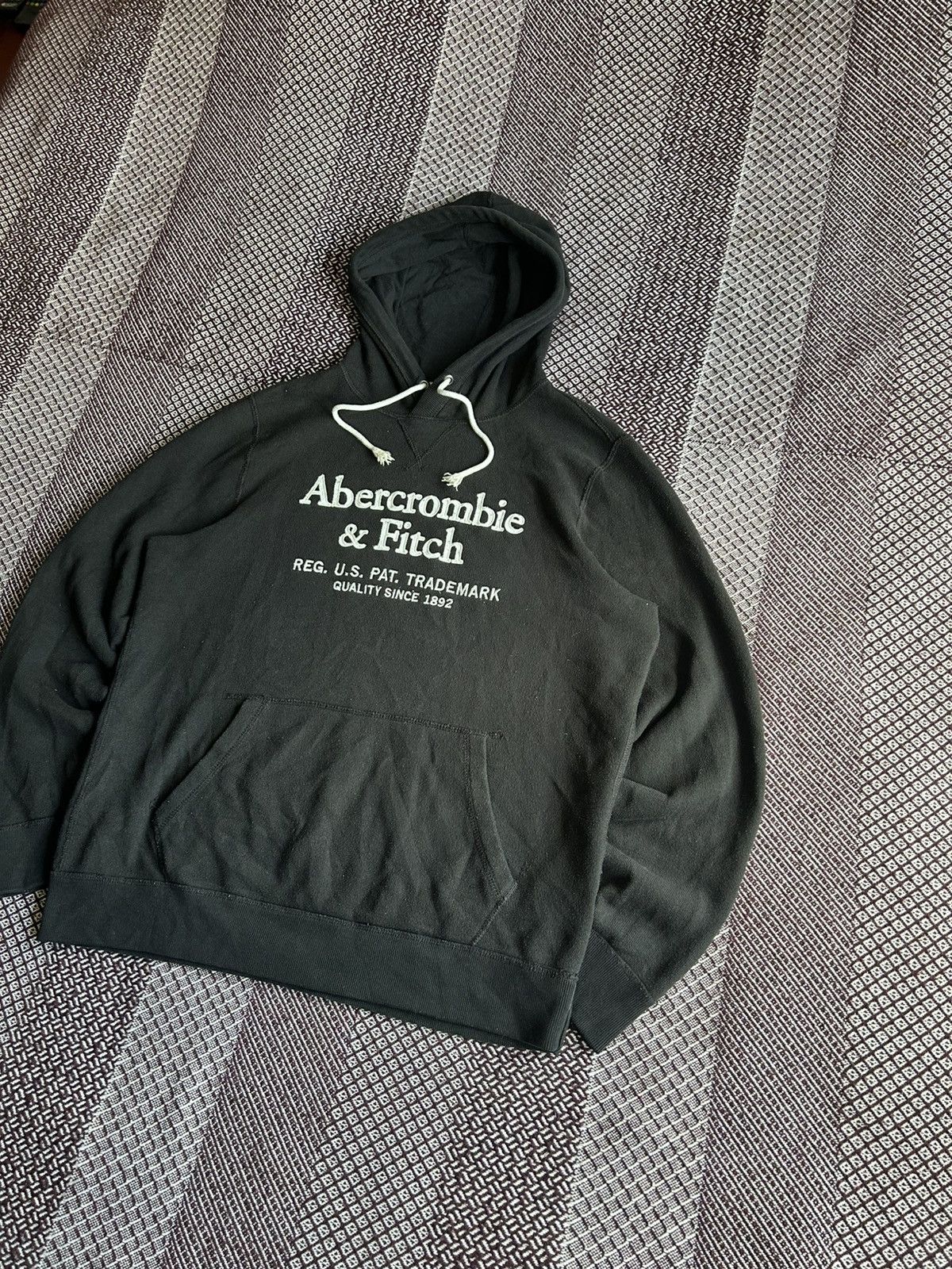 Vintage Vintage Abercrombie Fitch Hoodie Big Logo Boxy Fit Size M Size US M / EU 48-50 / 2 - 2 Thumbnail