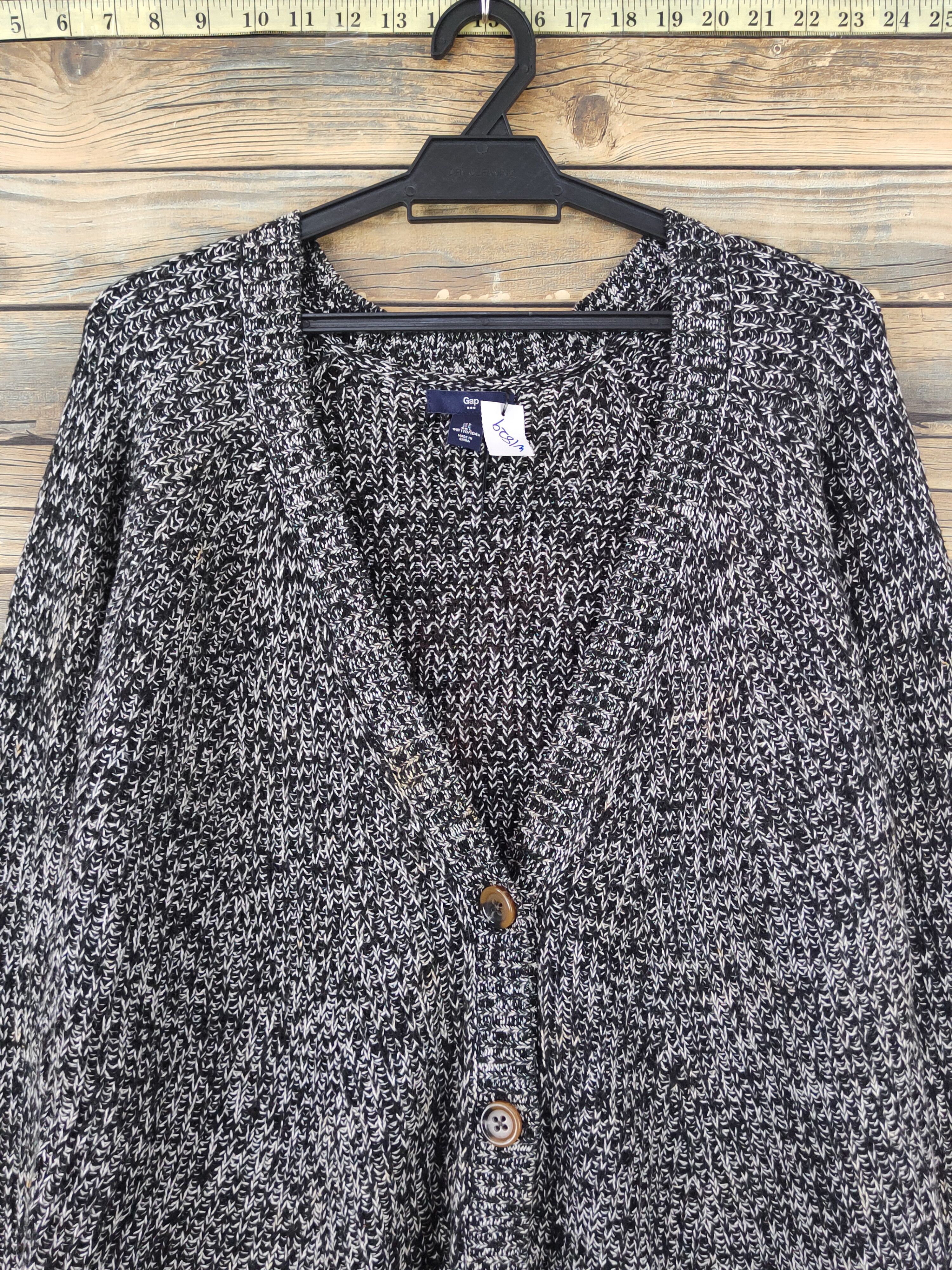 Gap Gap Black Knitwear Cardigan #W1829 Size US L / EU 52-54 / 3 - 2 Thumbnail