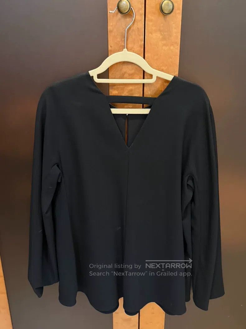 Hermes Hermes Black Silk Long Sleeve Top Size XS / US 0-2 / IT 36-38 - 1 Thumbnail