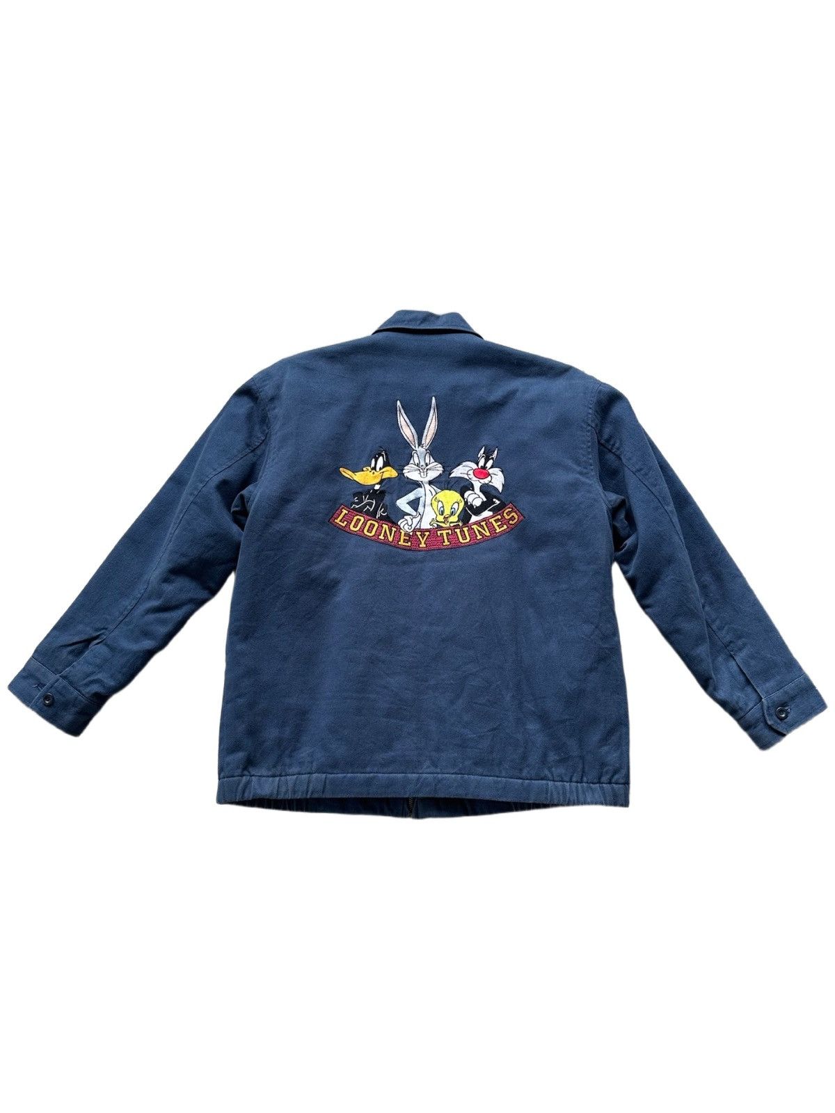 Warner Bros Vintage 1993 Looney Tunes Coach Jacket Size US M / EU 48-50 / 2 - 9 Thumbnail