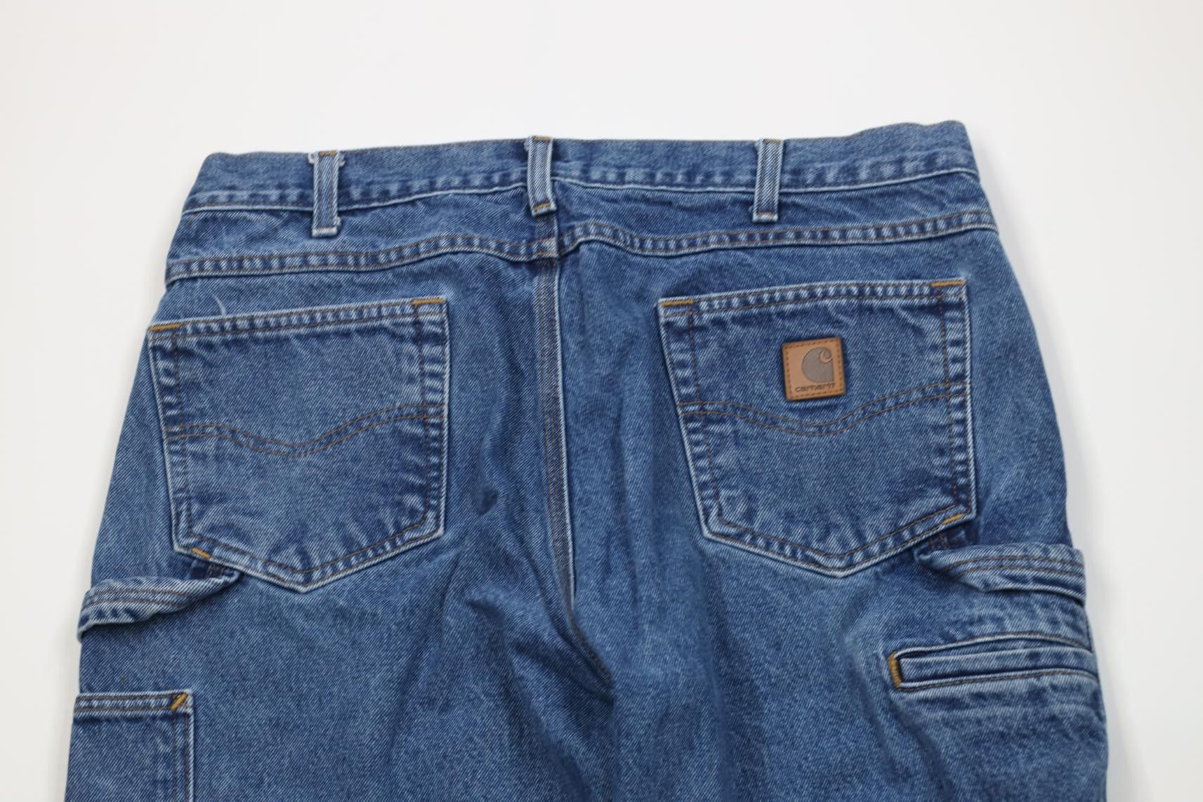 Carhartt Vintage 90s Carhartt Dungaree Denim Jeans Blue Cotton Size US 34 / EU 50 - 11 Thumbnail