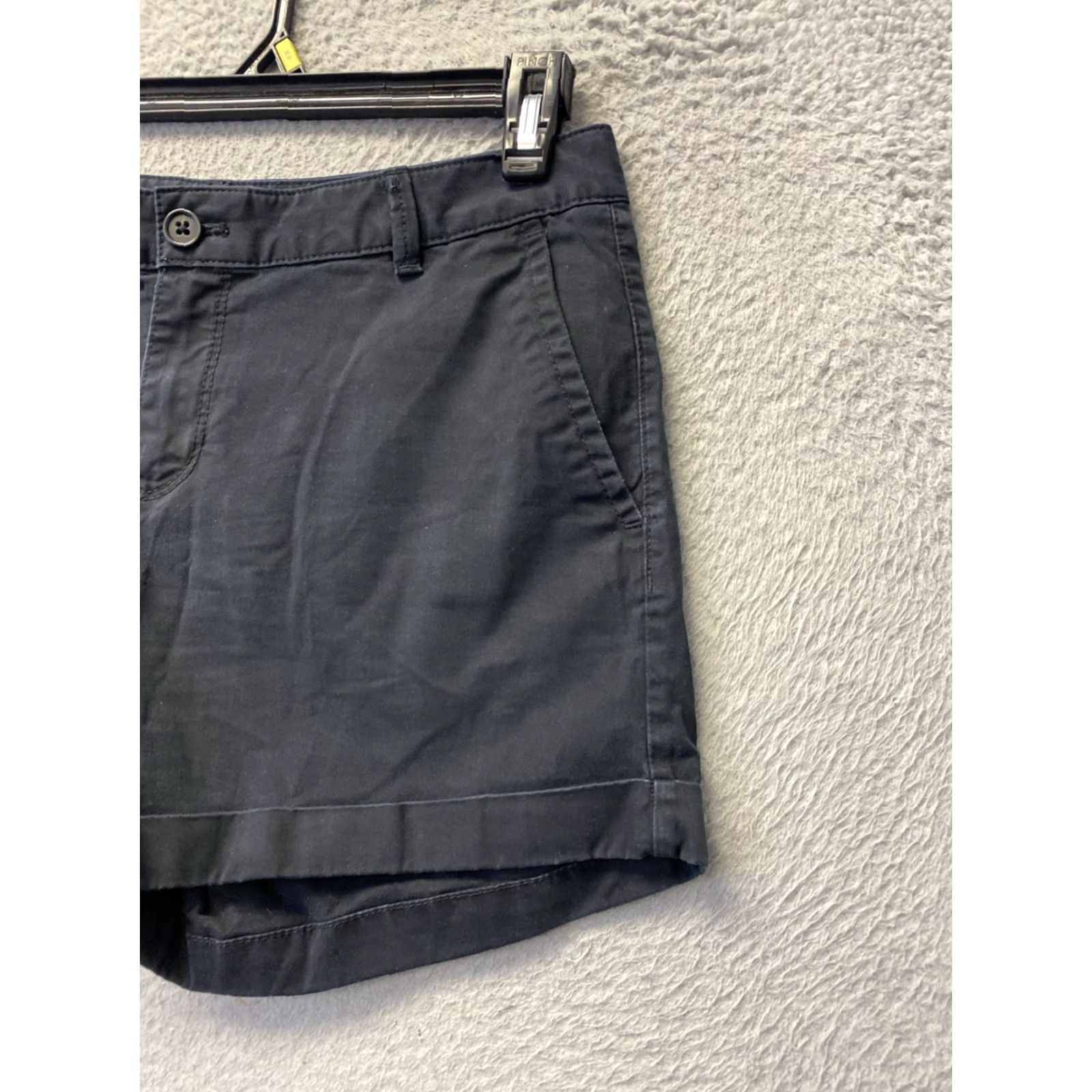 Banana Republic VINTAGE: Banana Republic Shorts Womens 6 Chino Summer BLACK Casual Pockets/0550 Size 28" / US 6 / IT 42 - 2 Thumbnail