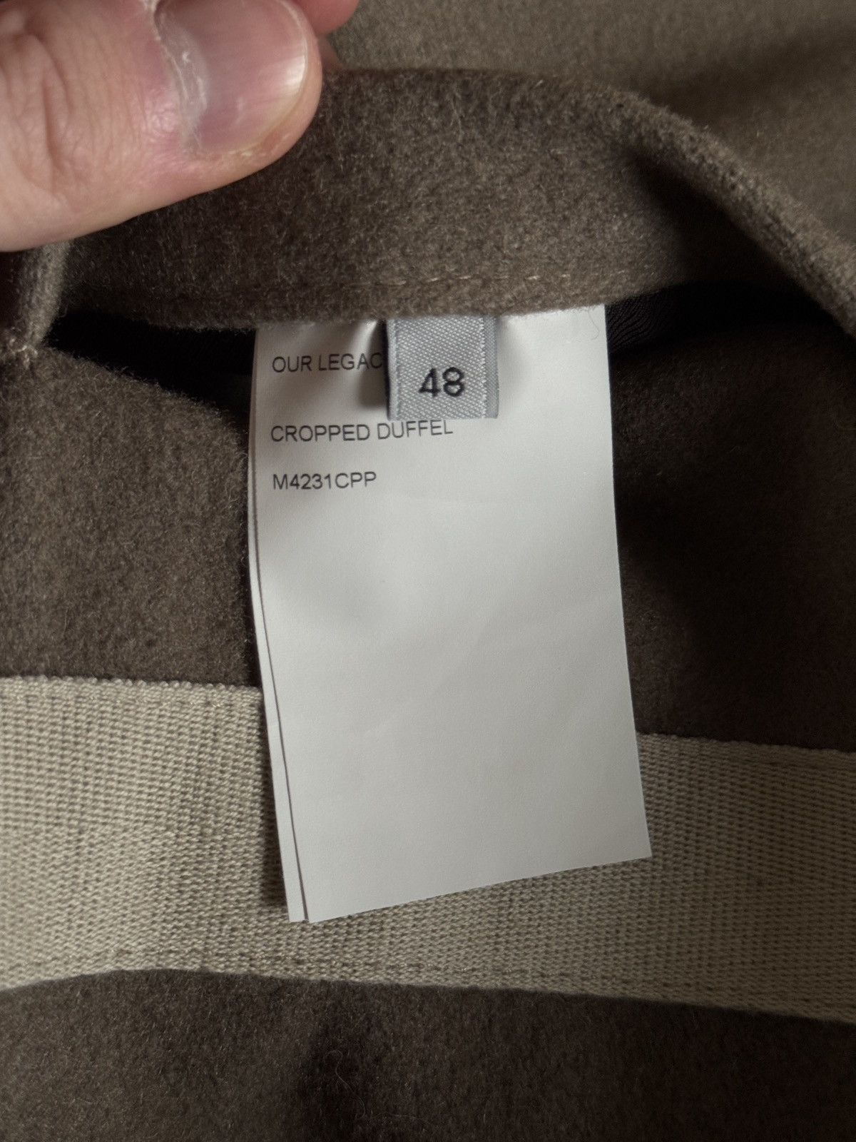 Our Legacy Our Legacy Cropped Duffel Coat Size US M / EU 48-50 / 2 - 5 Thumbnail