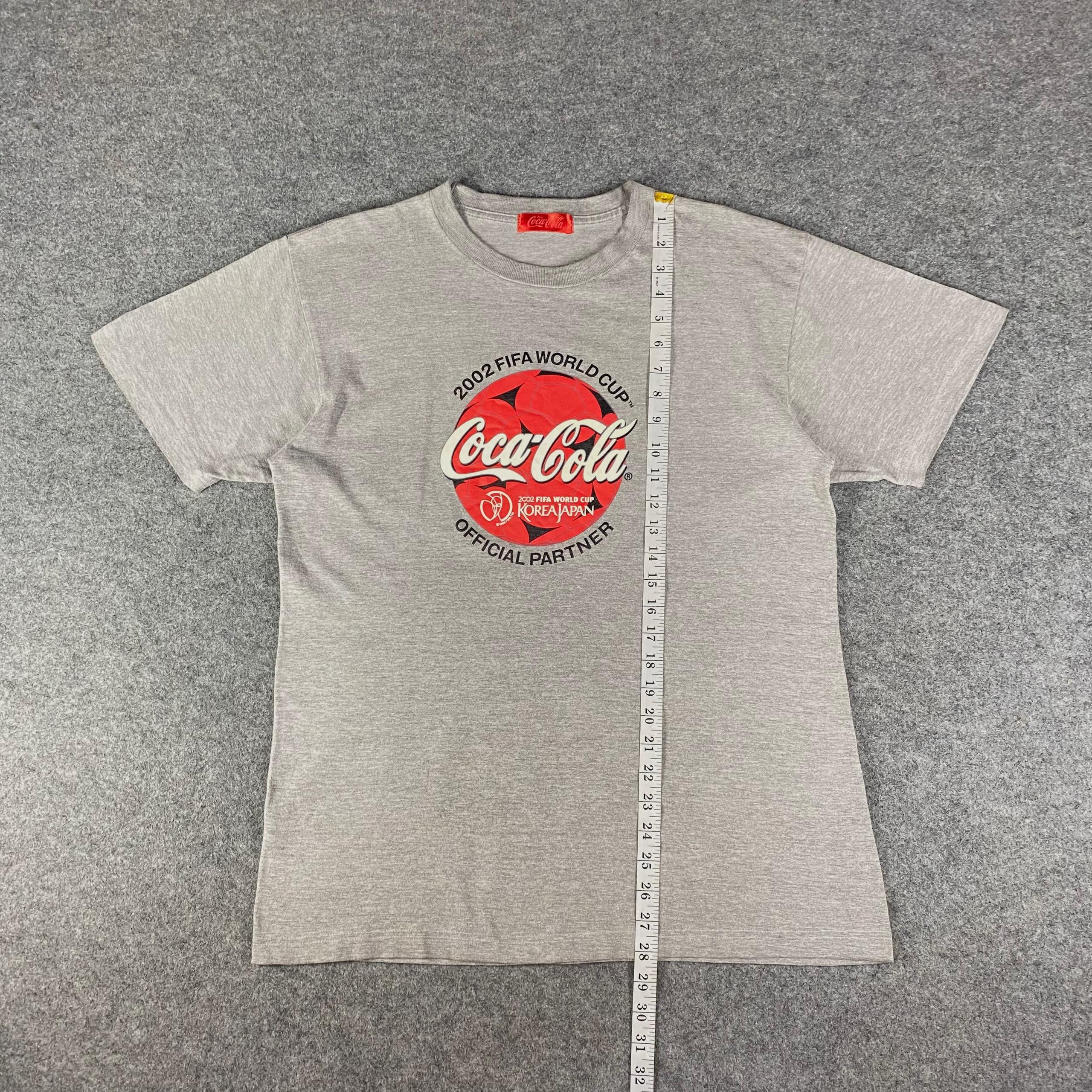 Coca Cola Vintage 2002 Coca Cola Fifa World Cup Korea Japan Tshirt Size US L / EU 52-54 / 3 - 4 Thumbnail